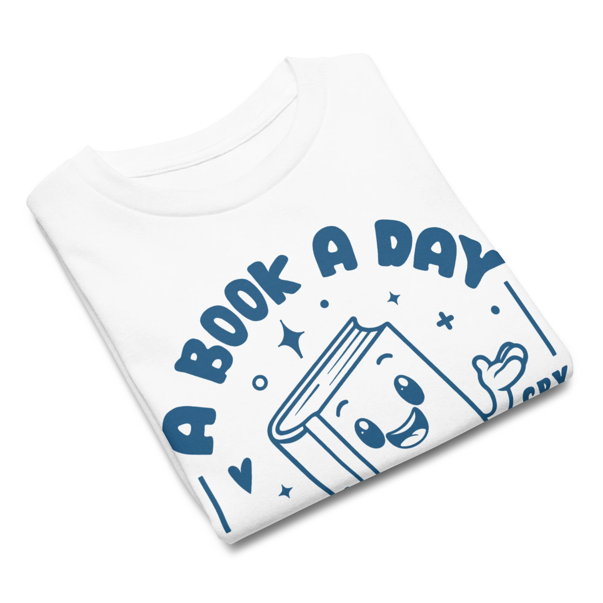 A Book a Day Mental Breakdown Away Baby Tee - Image 4