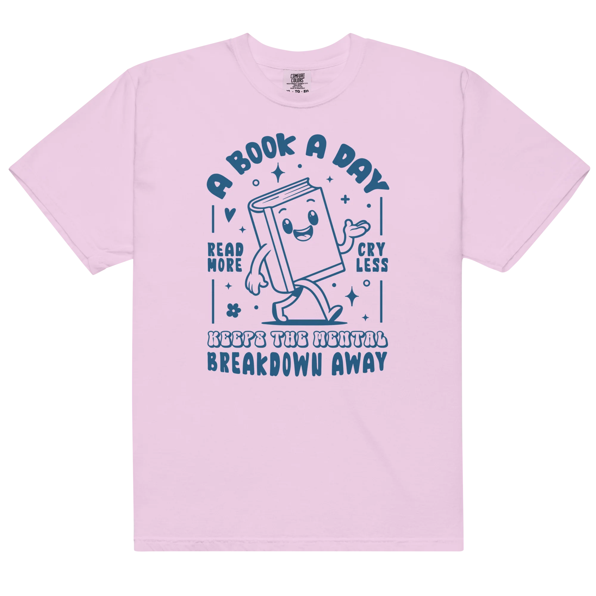 A Book a Day Mental Breakdown Away Classic T-Shirt - Image 4