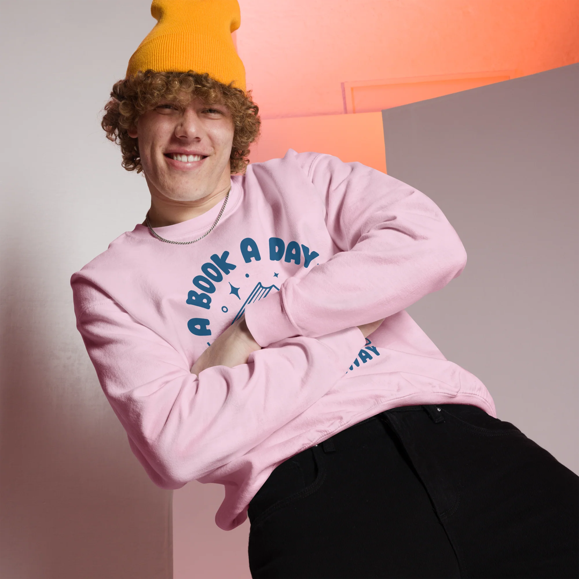A Book a Day Mental Breakdown Away Sweatshirt - Image 7