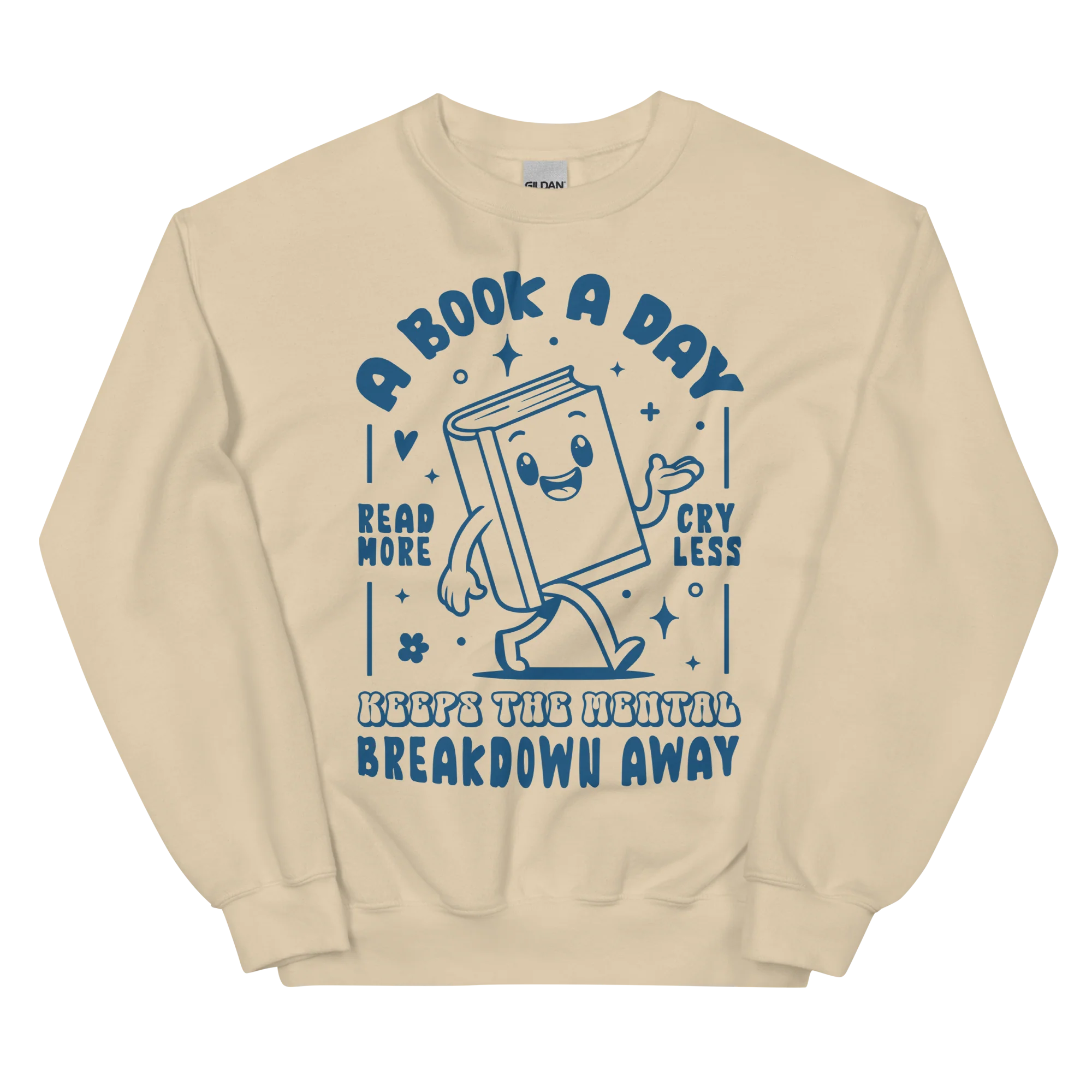 A Book a Day Mental Breakdown Away Sweatshirt - Image 8