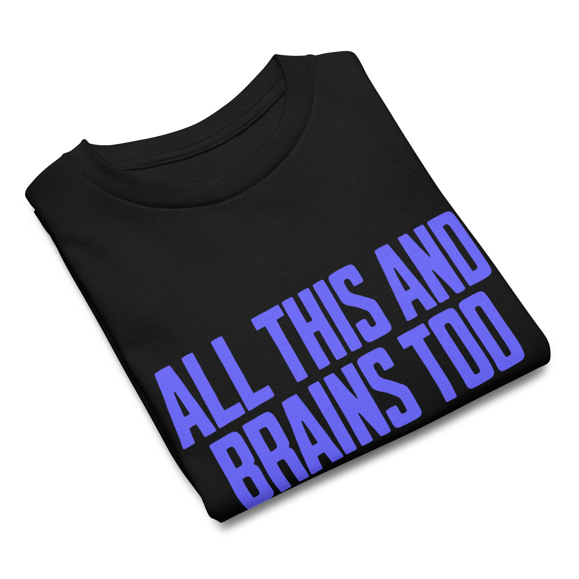 All This And Brains Too Baby Tee - Image 8