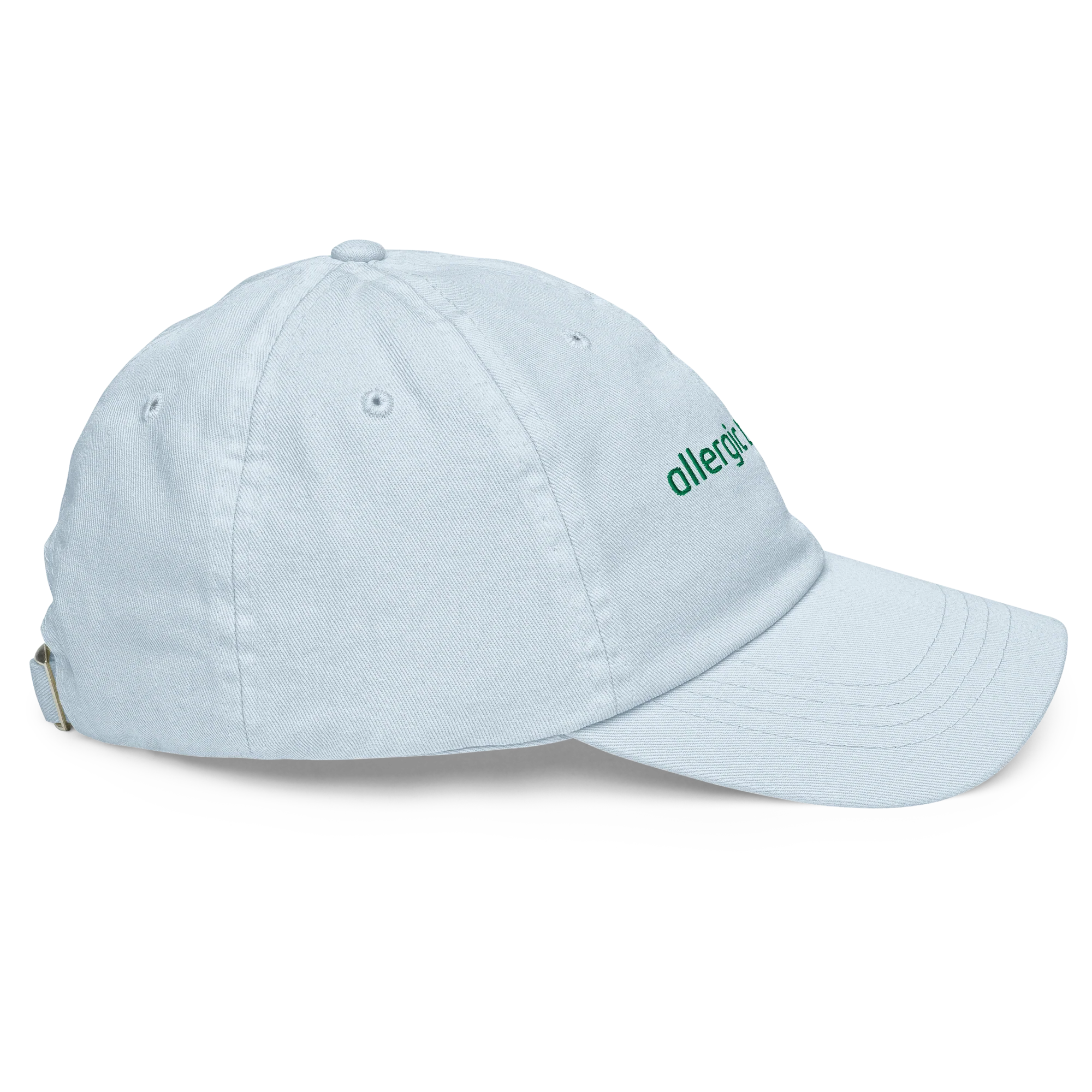 Allergic To Idiots Embroidered Pastel Baseball Cap - Image 3