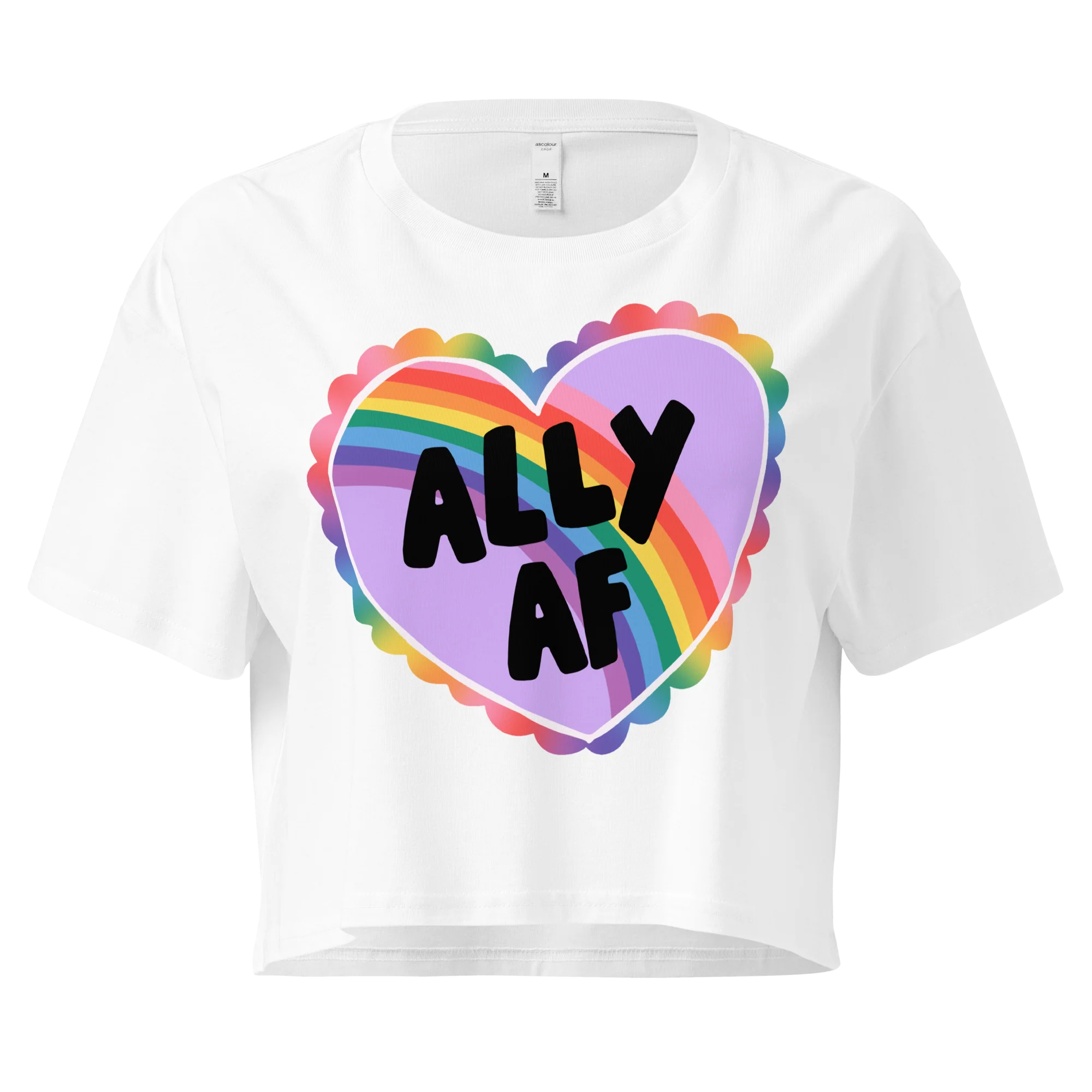Ally AF Pride Crop Tee