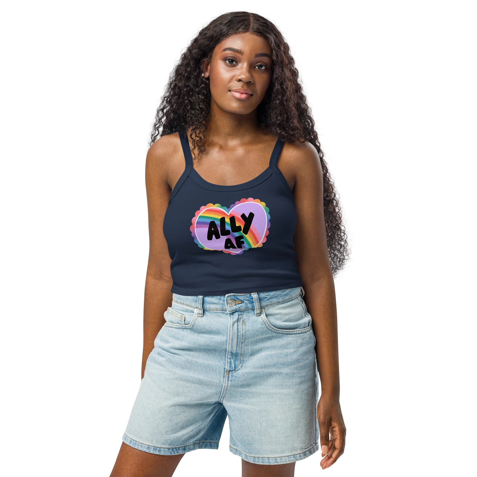 Ally AF Pride Rib Tank Top - Image 2