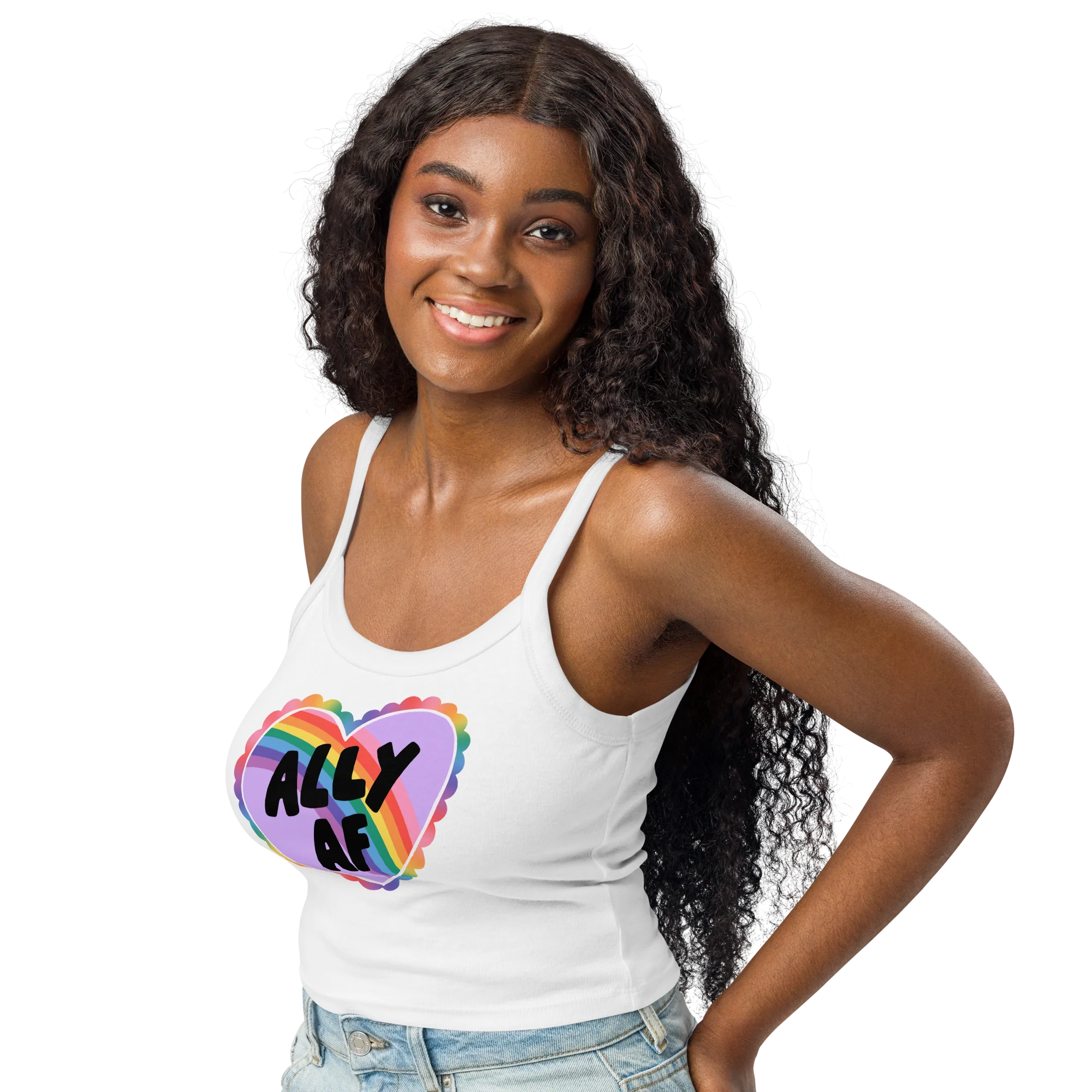 Ally AF Pride Rib Tank Top - Image 6