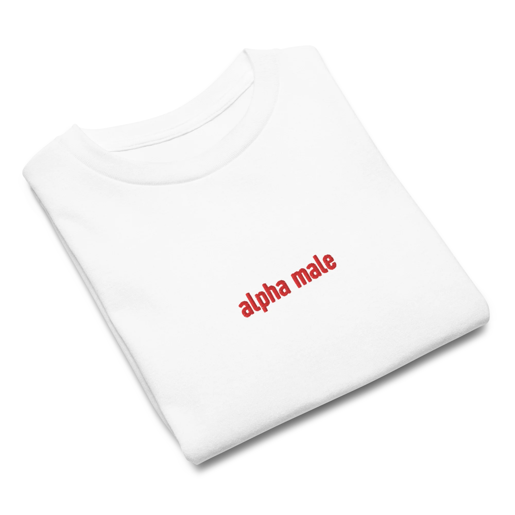 Alpha Male Feminist Embroidered Baby Tee - Image 3
