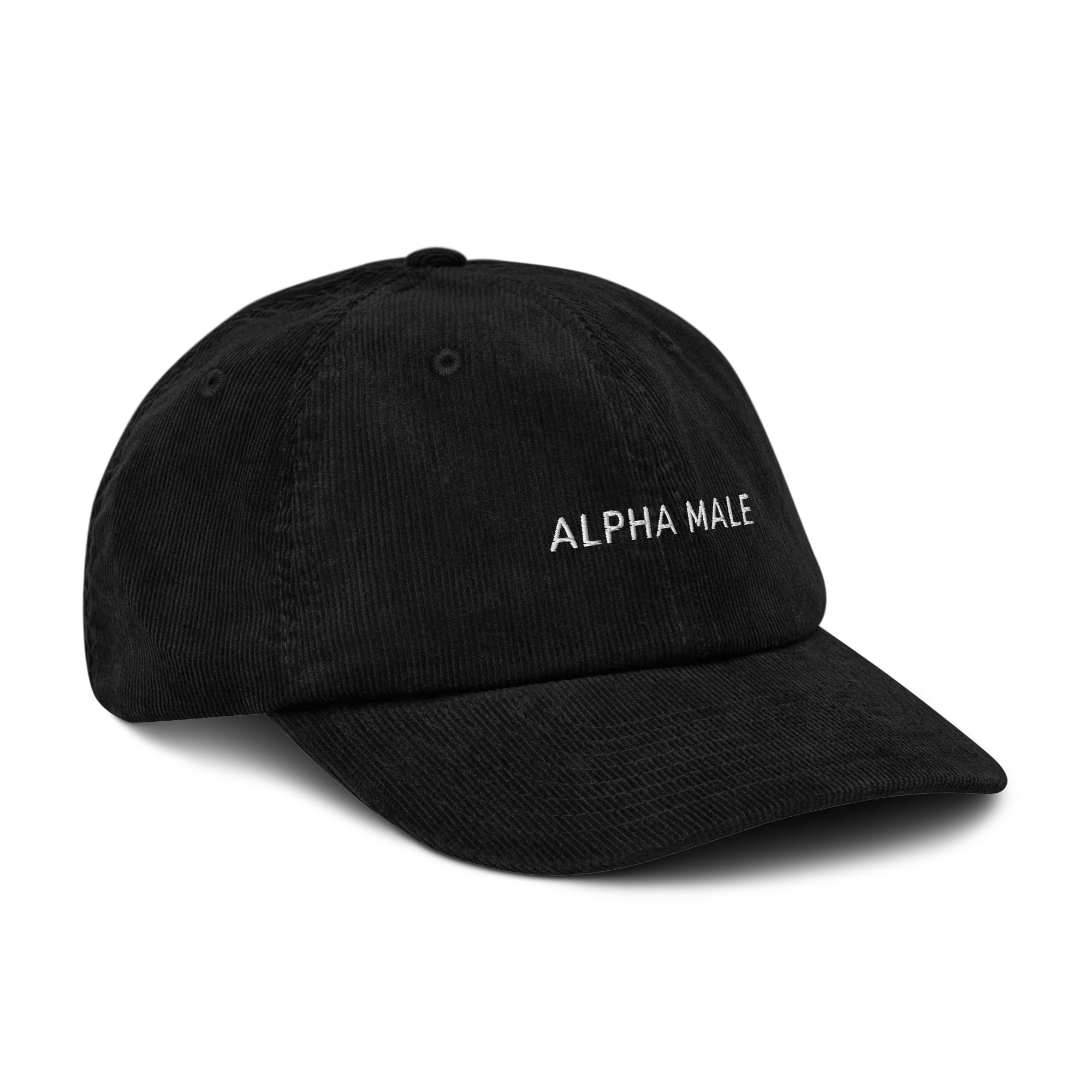 Alpha Male Feminist Embroidered Corduroy Cap - Image 3