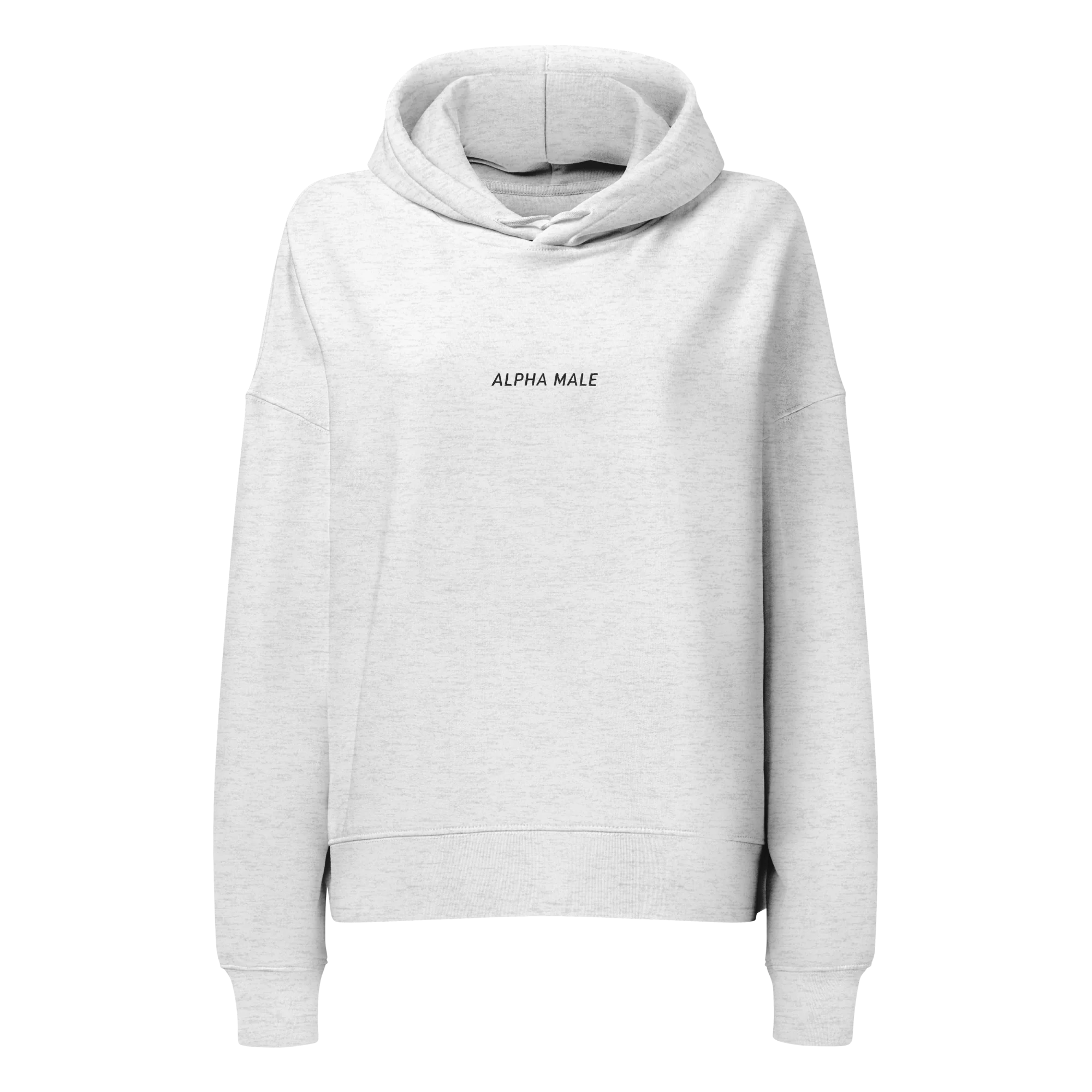 Alpha Male Feminist Embroidered Women’s Organic Hoodie - Image 3