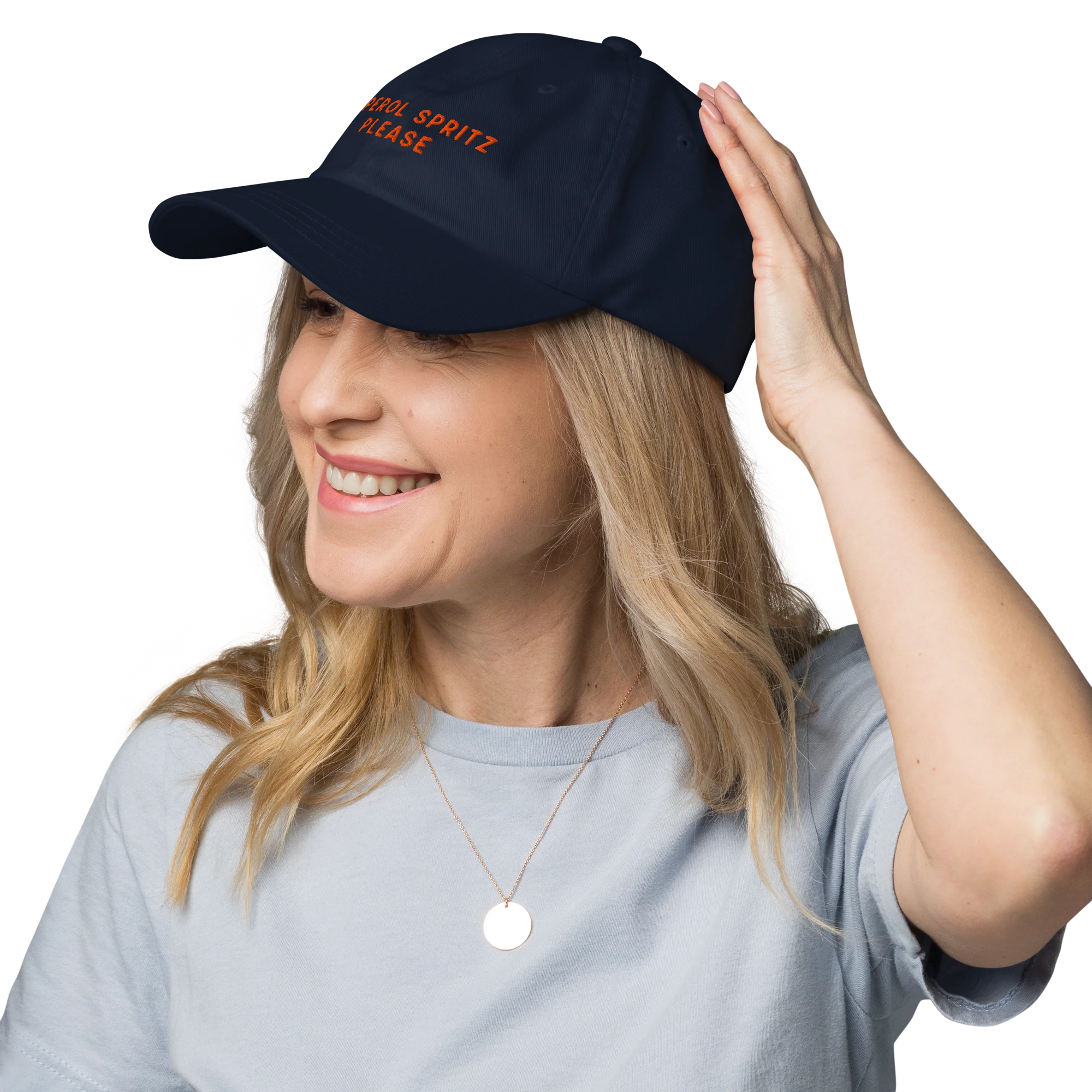 Aperol Spritz Please Cocktail Embroidered Cap - Image 9