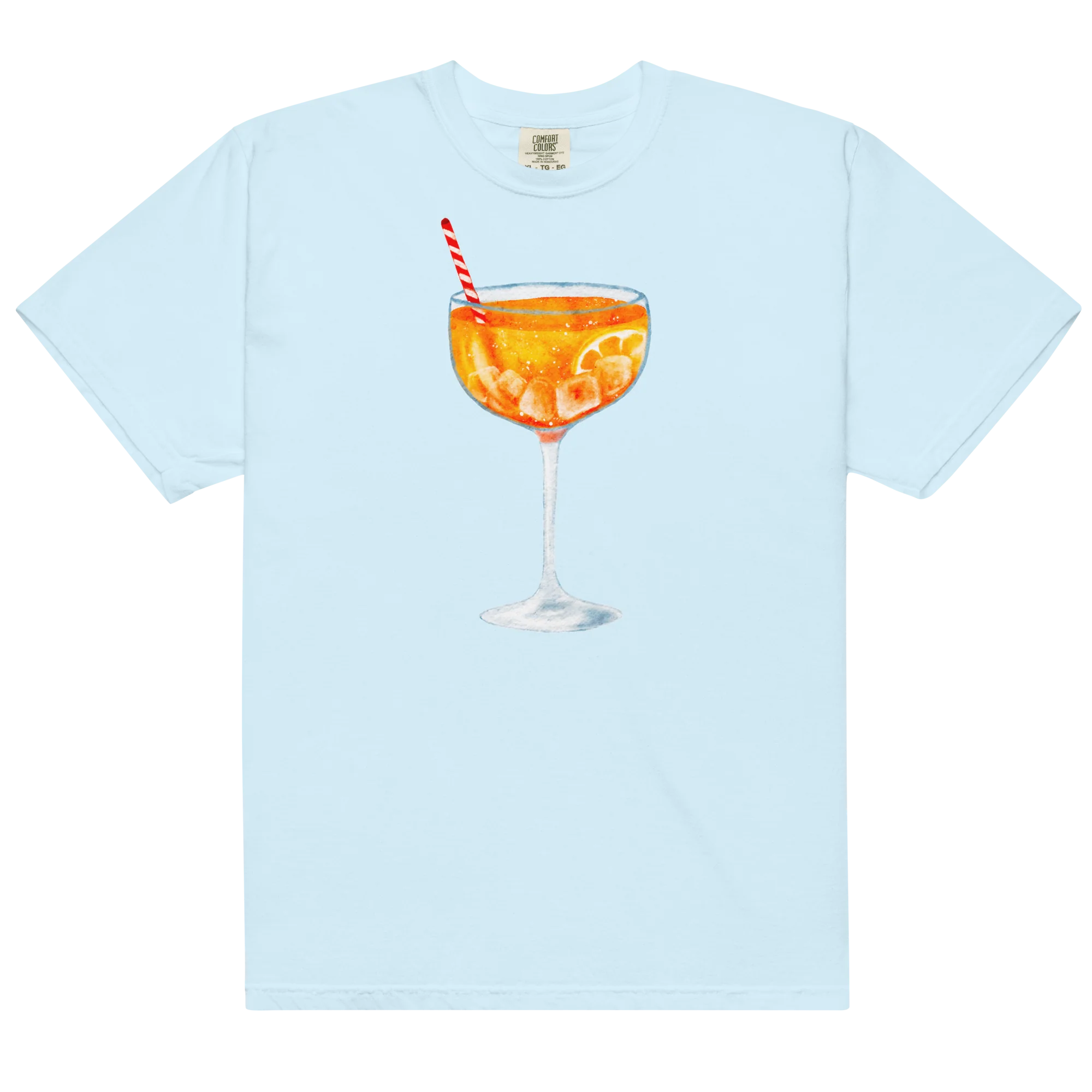 Aperol Spritz Watercolor Classic T-Shirt - Image 4