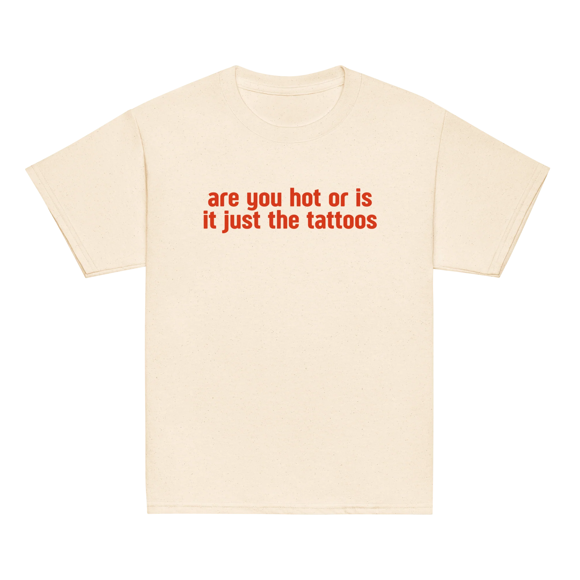Are You Hot or Just the Tattoos Baby Tee - Image 6