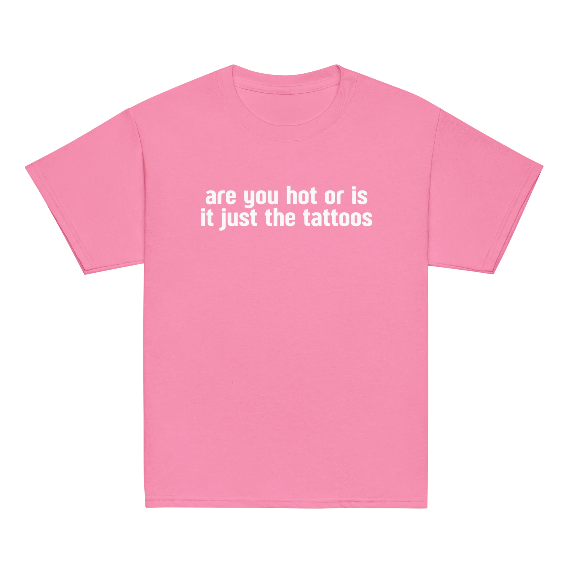 Are You Hot or Just the Tattoos Baby Tee - Image 8