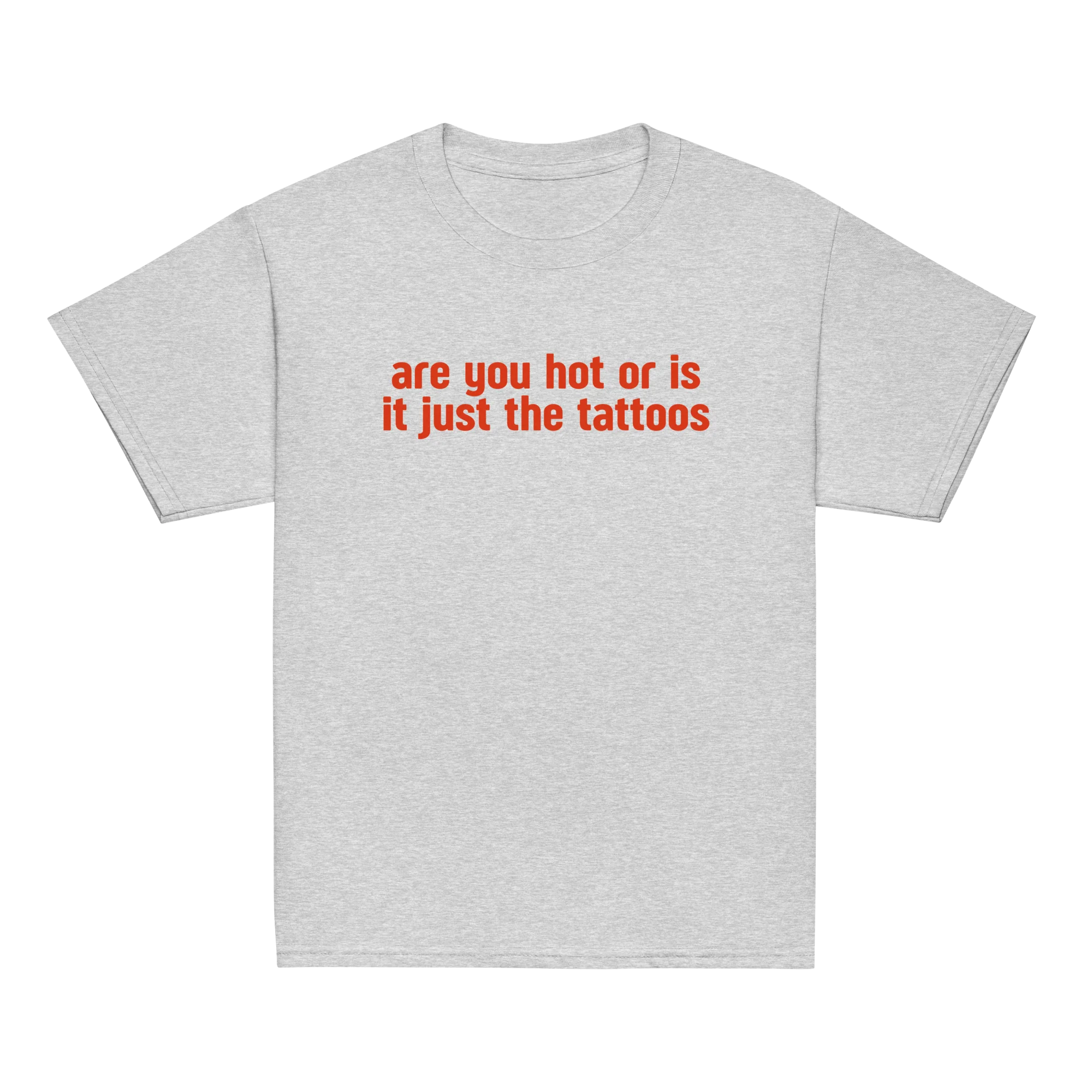 Are You Hot or Just the Tattoos Baby Tee - Image 9