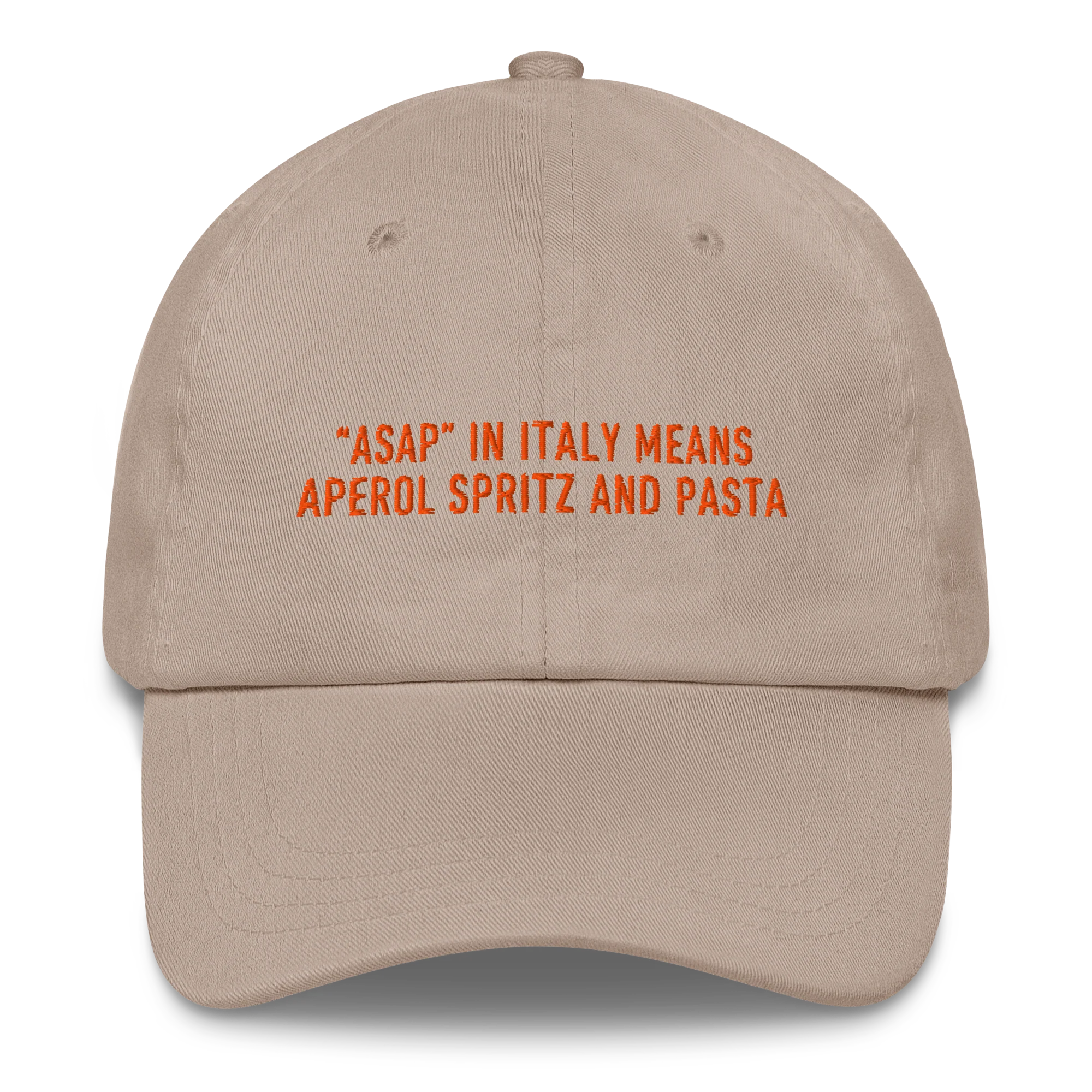 ASAP Italy Aperol Spritz and Pasta Embroidered Cap - Image 4