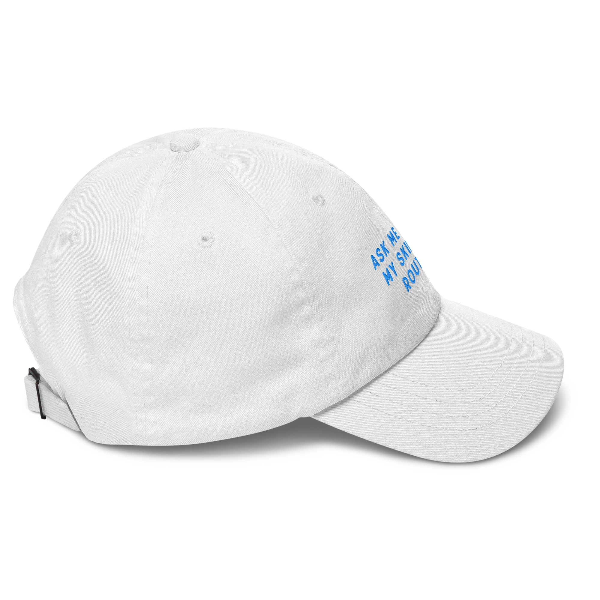 Ask Me About My Skincare Routine Embroidered Cap - Image 3