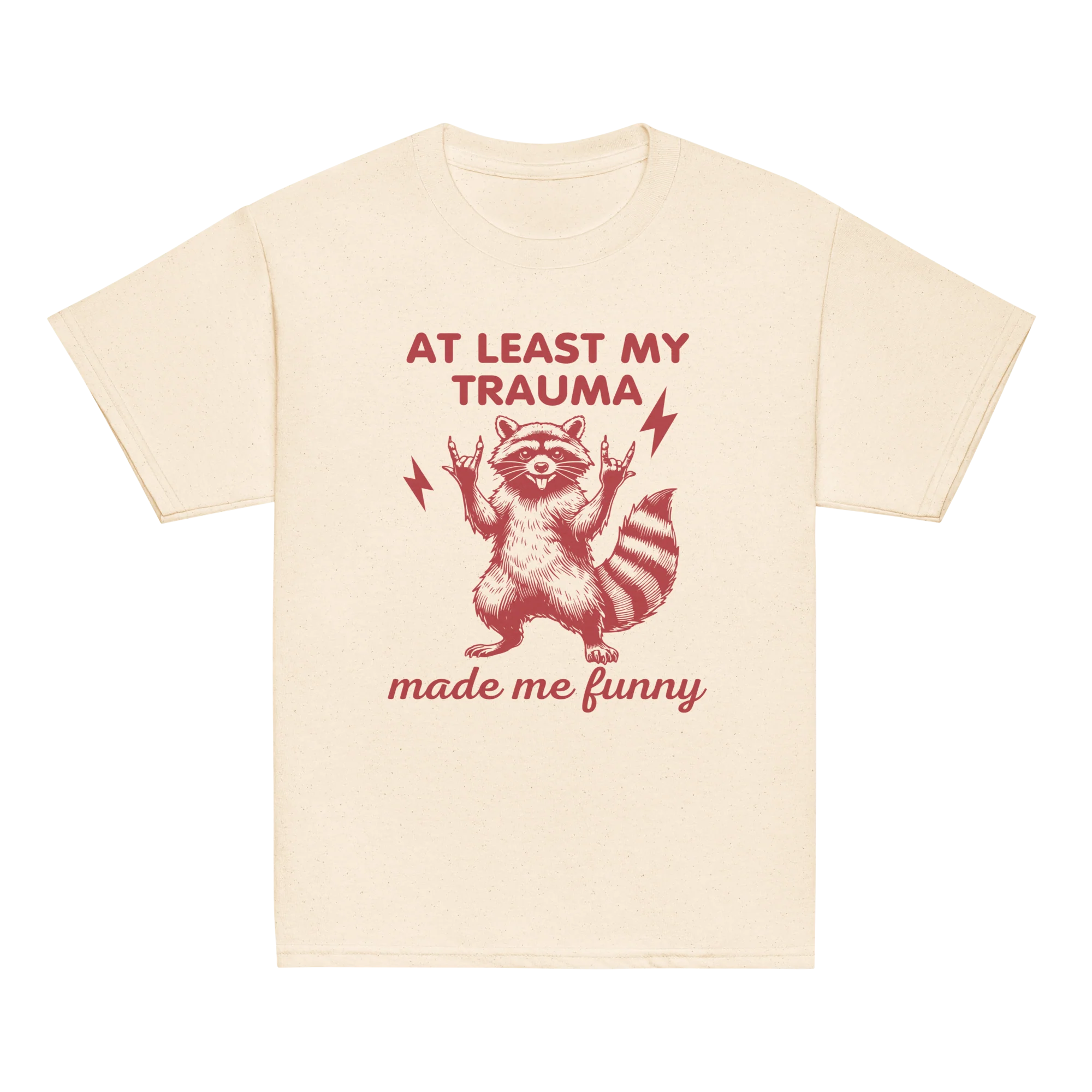 At Least My Trauma Made Me Funny Baby Tee - Image 4