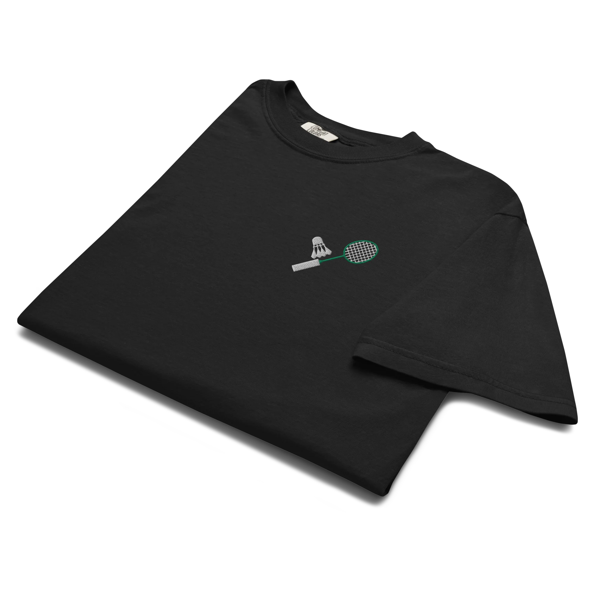 Badminton Embroidered Classic T-Shirt - Image 3