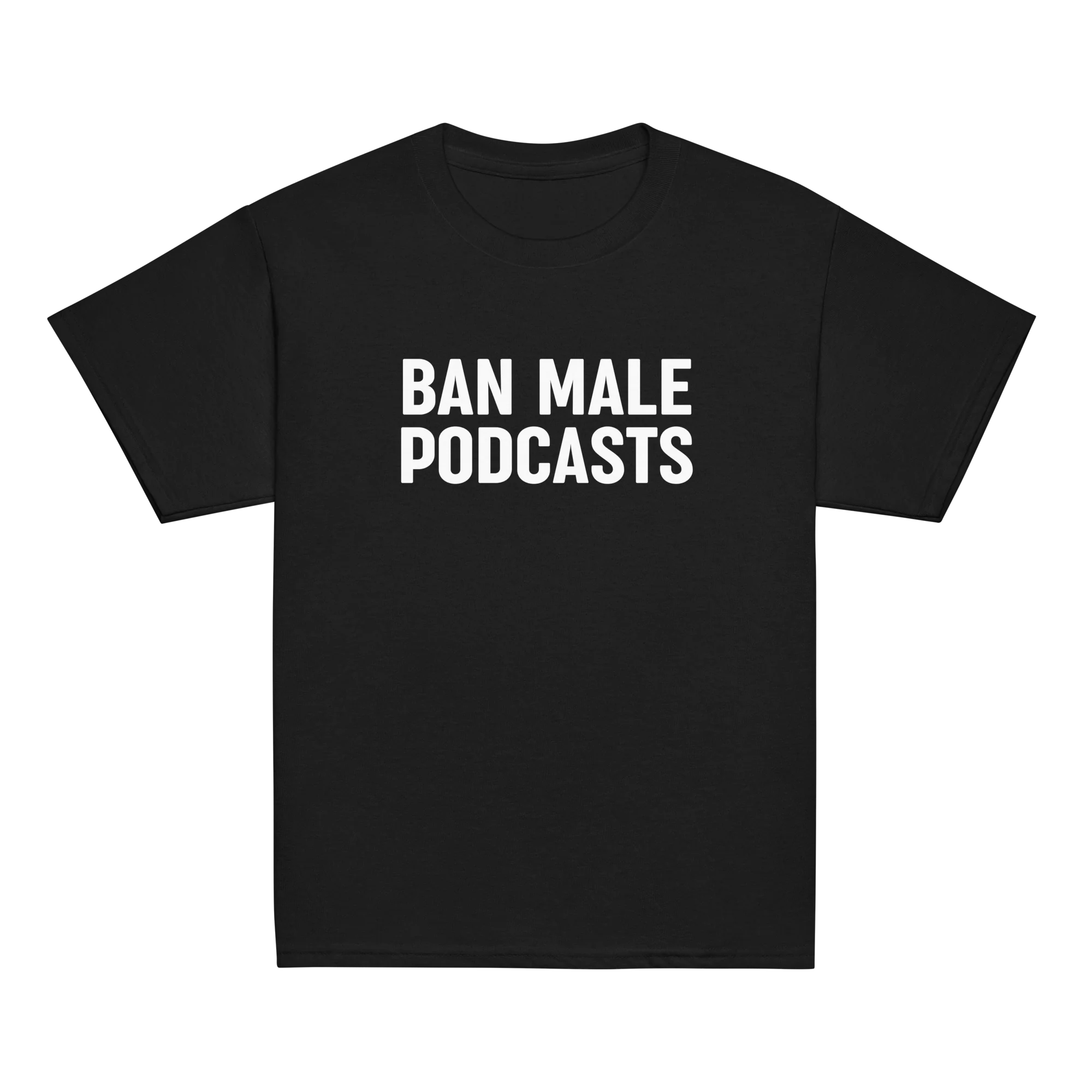Ban Male Podcasts Baby Tee - Image 3