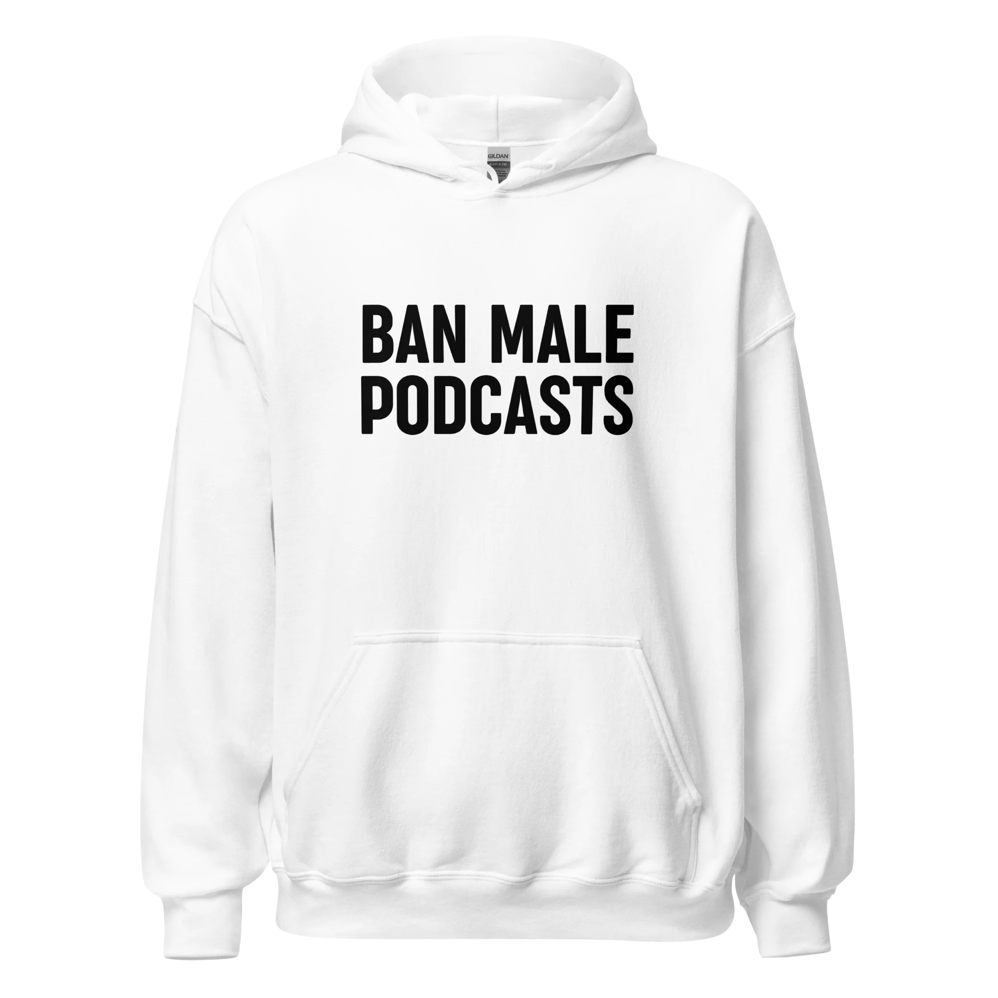 Ban Male Podcasts Hoodie - Image 3