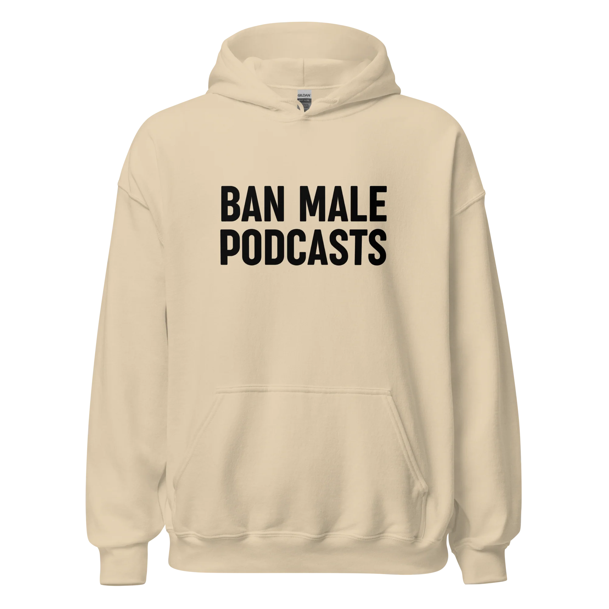 Ban Male Podcasts Hoodie - Image 6
