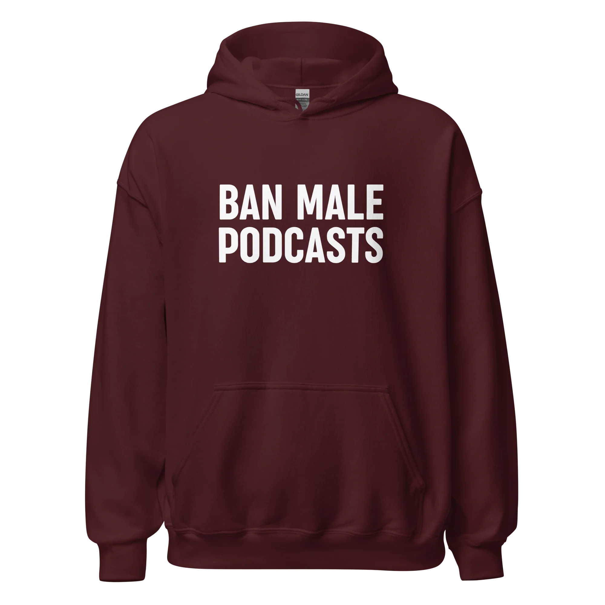 Ban Male Podcasts Hoodie - Image 7