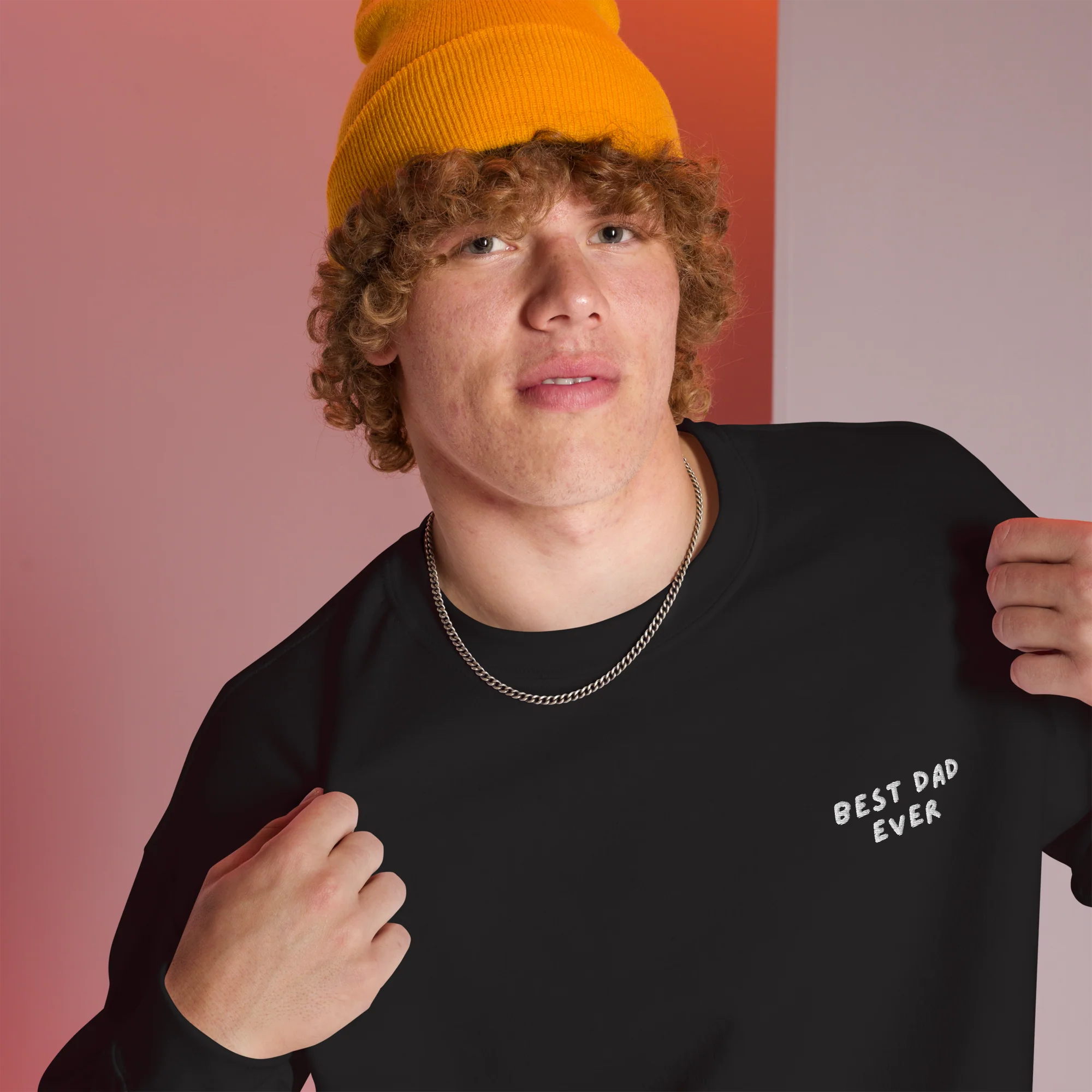 Best Dad Ever Embroidered Sweatshirt - Image 10