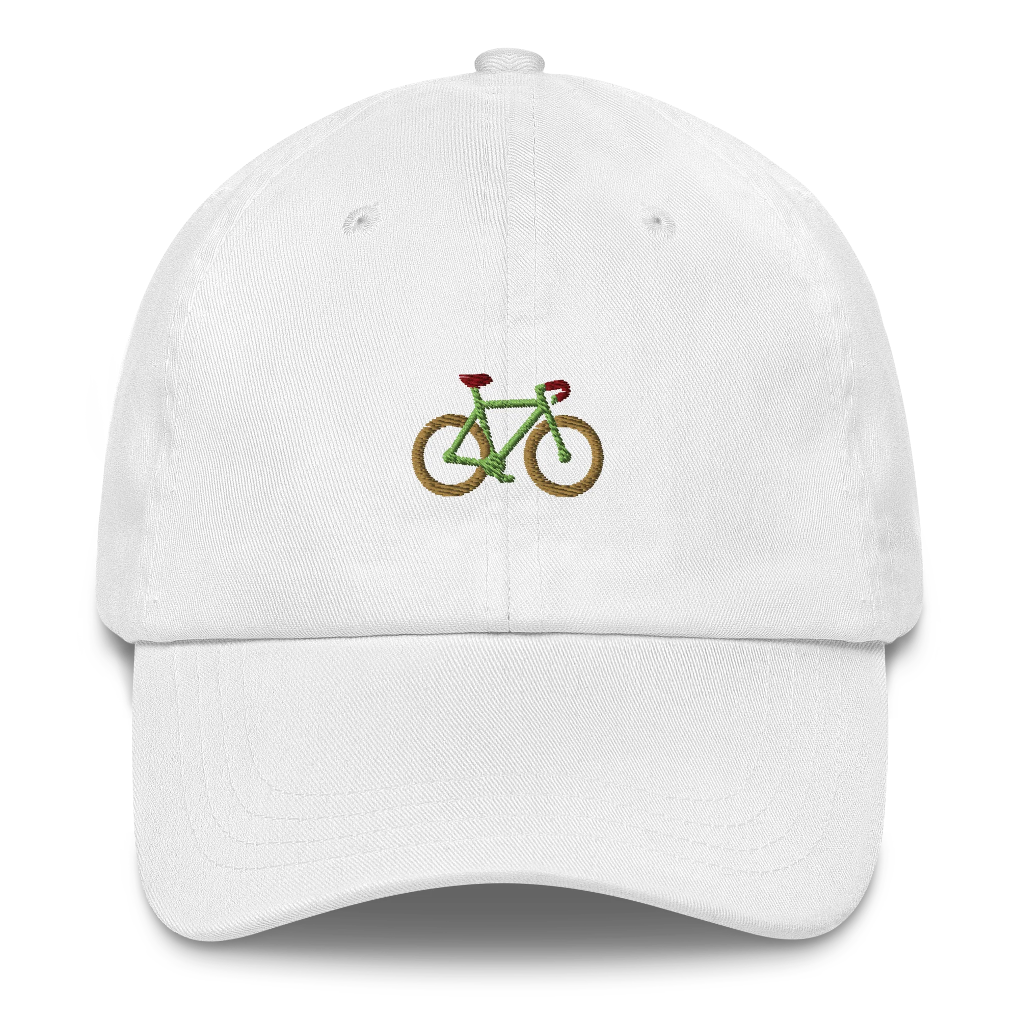 Bicycle Cyclist Embroidered Cap