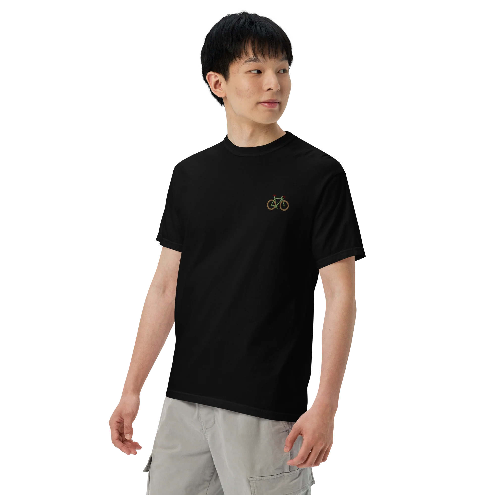 Bicycle Embroidered Classic T-Shirt - Image 11