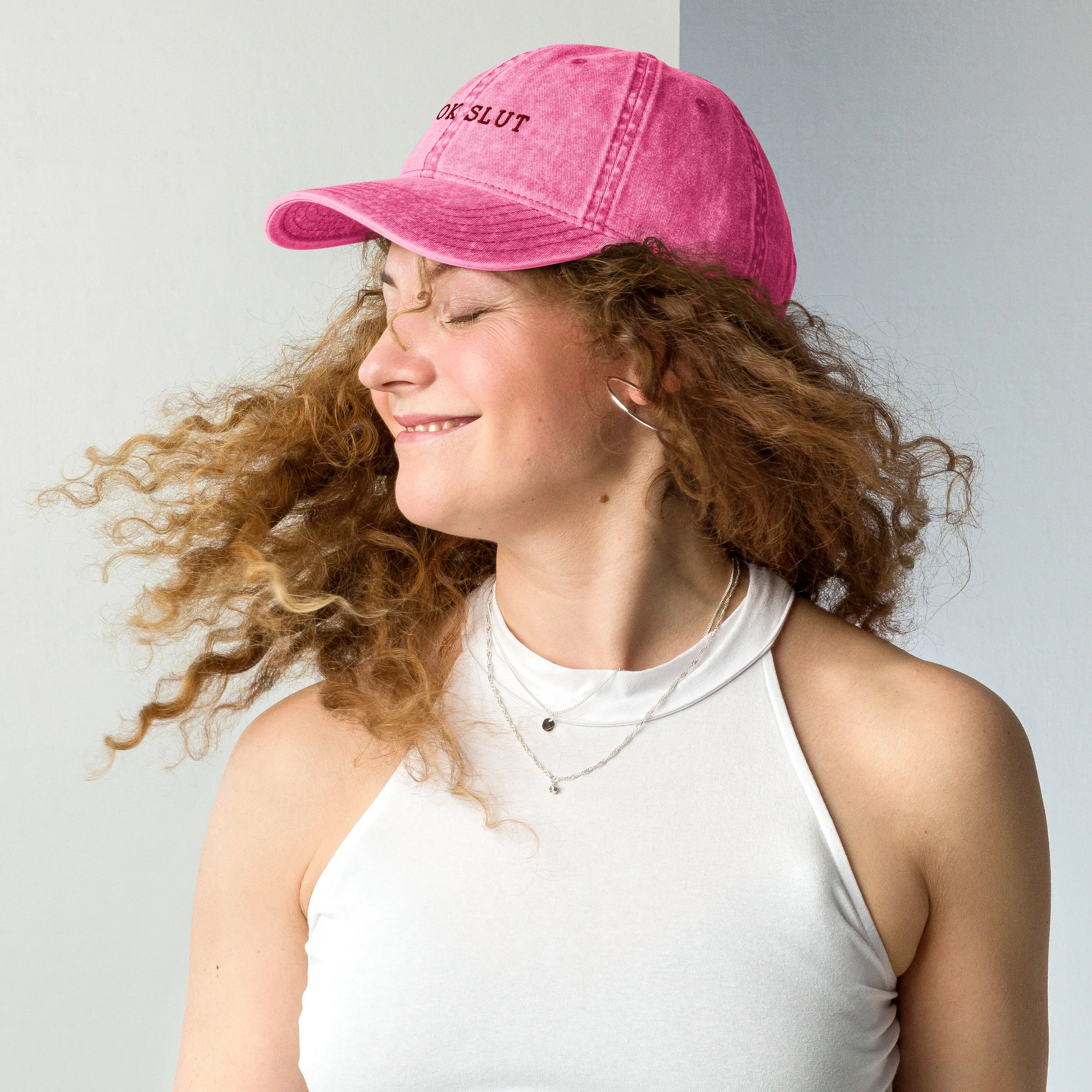 Book Slut Embroidered Vintage Cap - Image 5