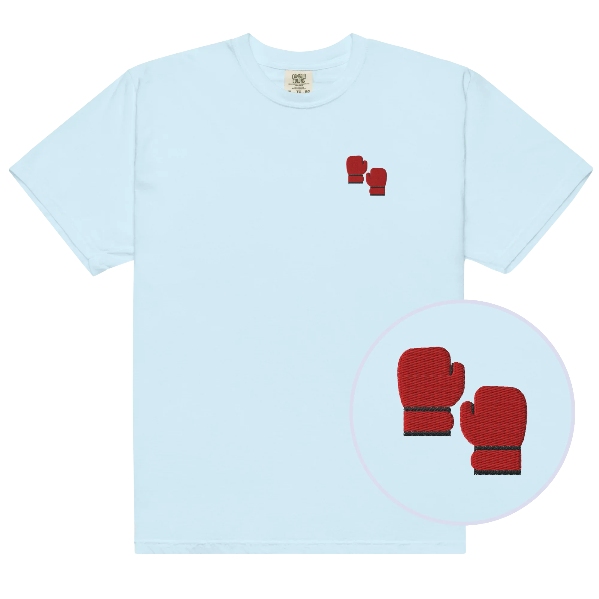 Boxing Gloves Embroidered Classic T-Shirt