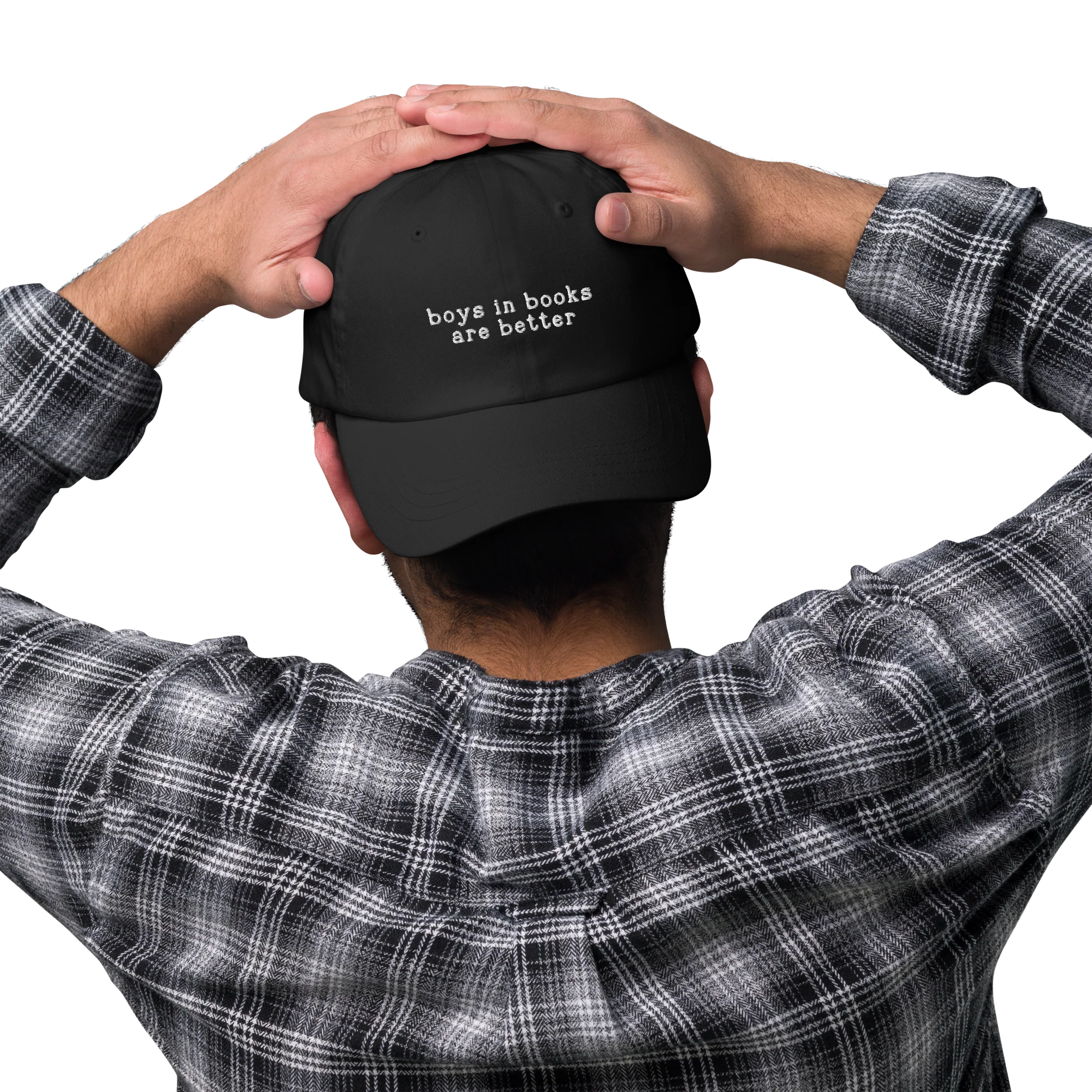 Boys in Books are Better Embroidered Cap - Image 6