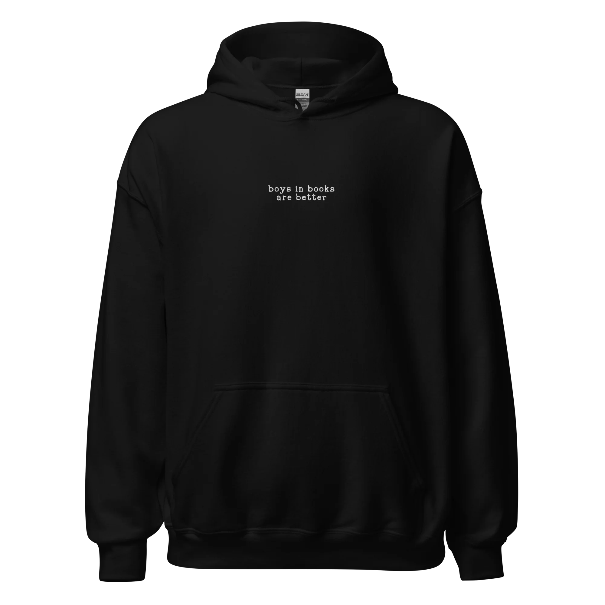Boys in Books are Better Embroidered Hoodie - Image 12