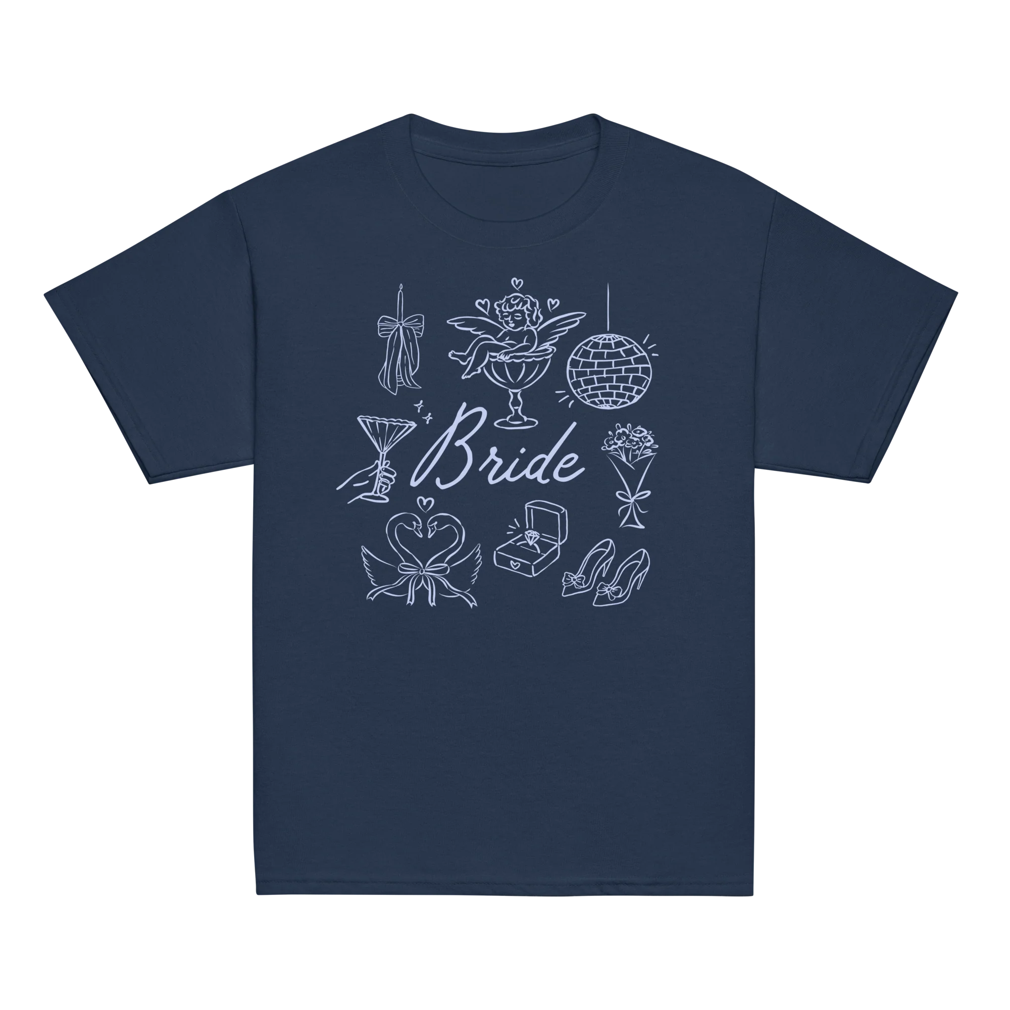 Bride Bachelorette Baby Tee - Image 8