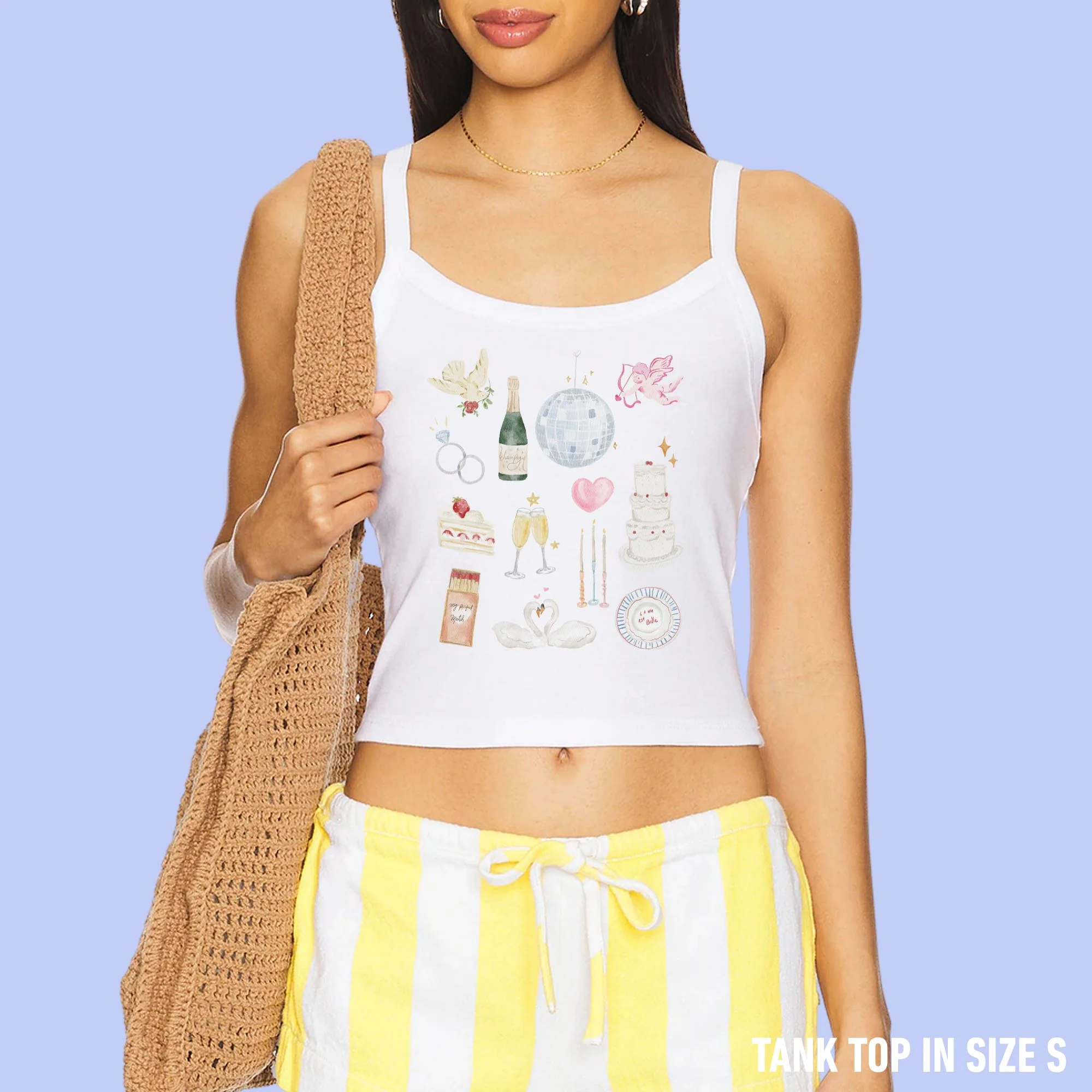 Bride Bachelorette Rib Tank Top - Image 2