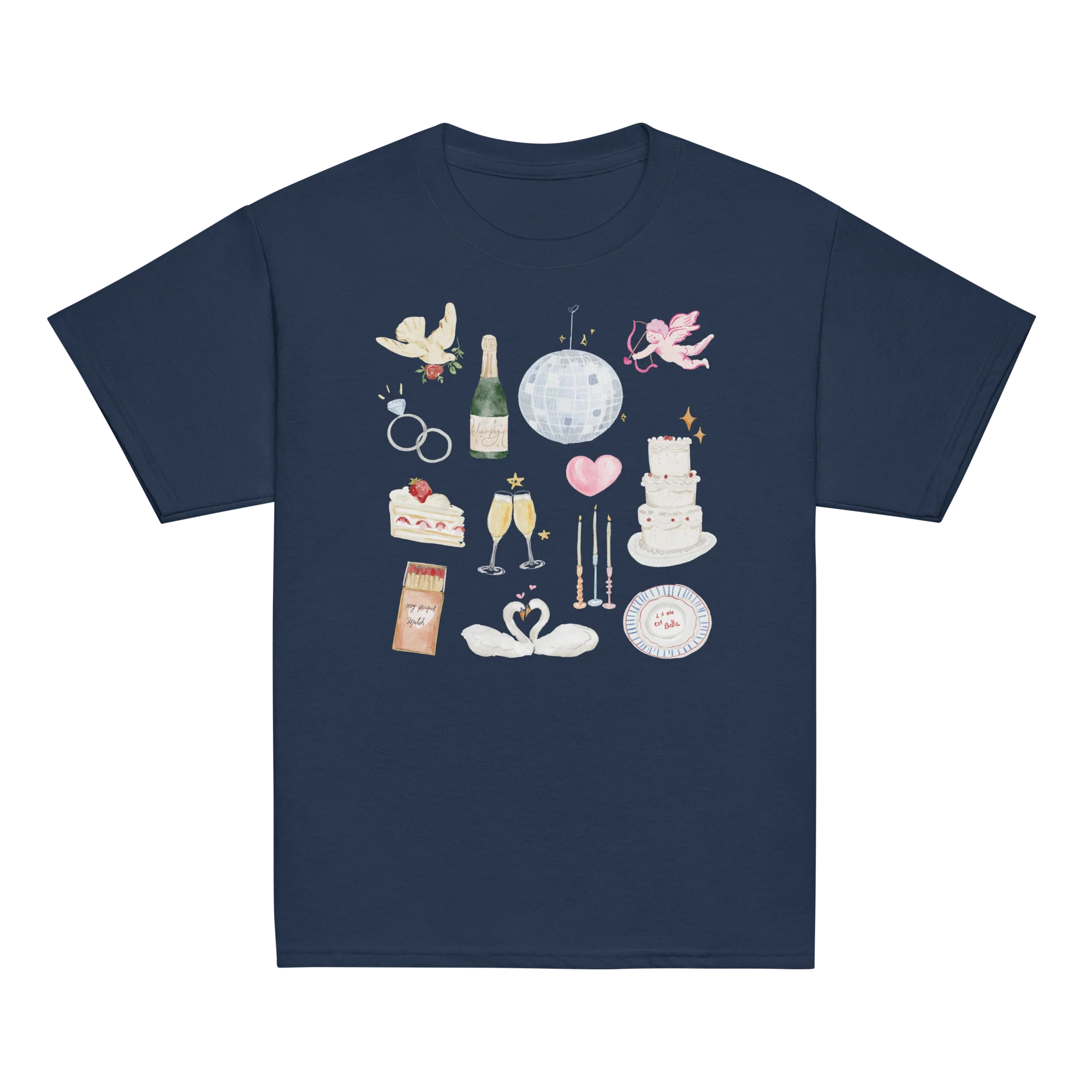 Bride Bachelorette Watercolor Baby Tee - Image 7