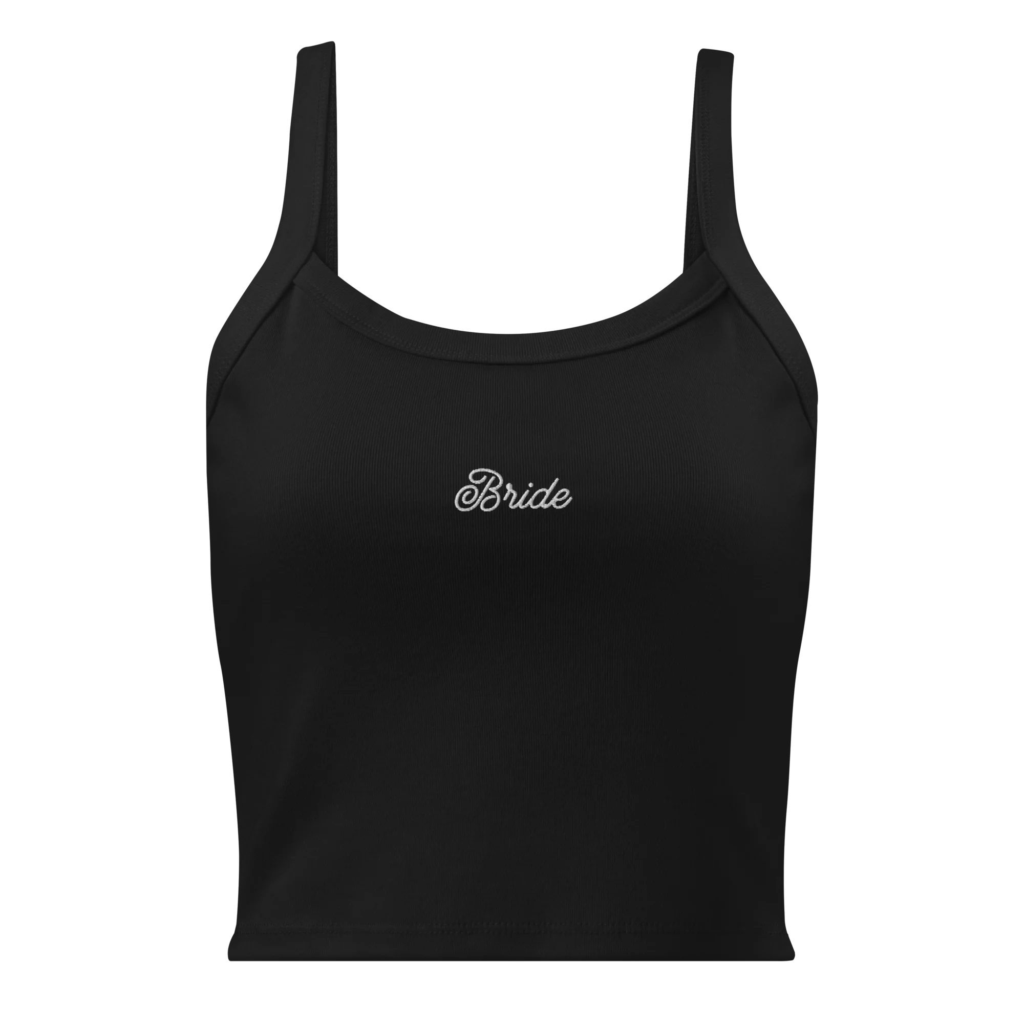 Bride Bachelorette Rib Embroidered Tank Top - Image 3