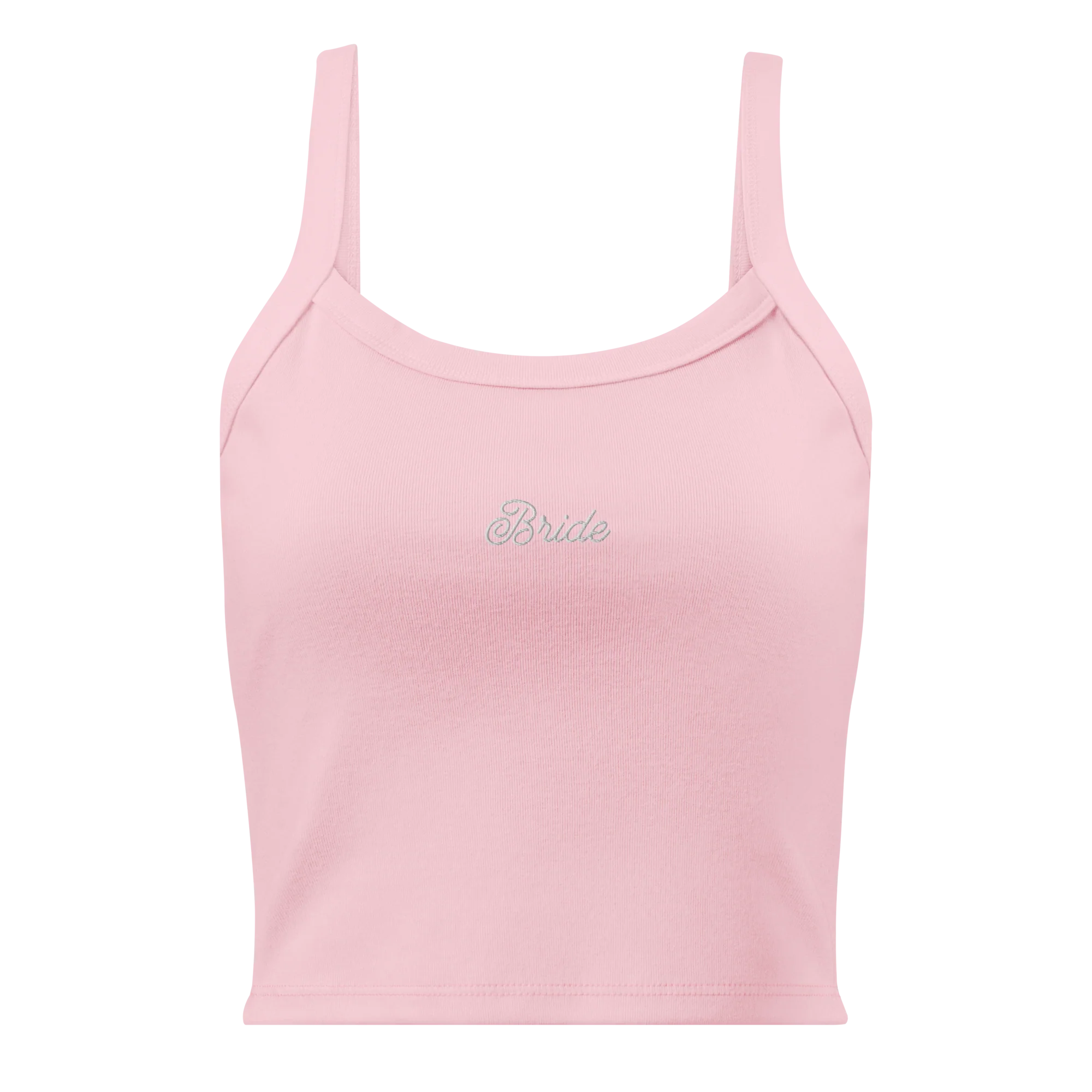 Bride Bachelorette Rib Embroidered Tank Top - Image 7
