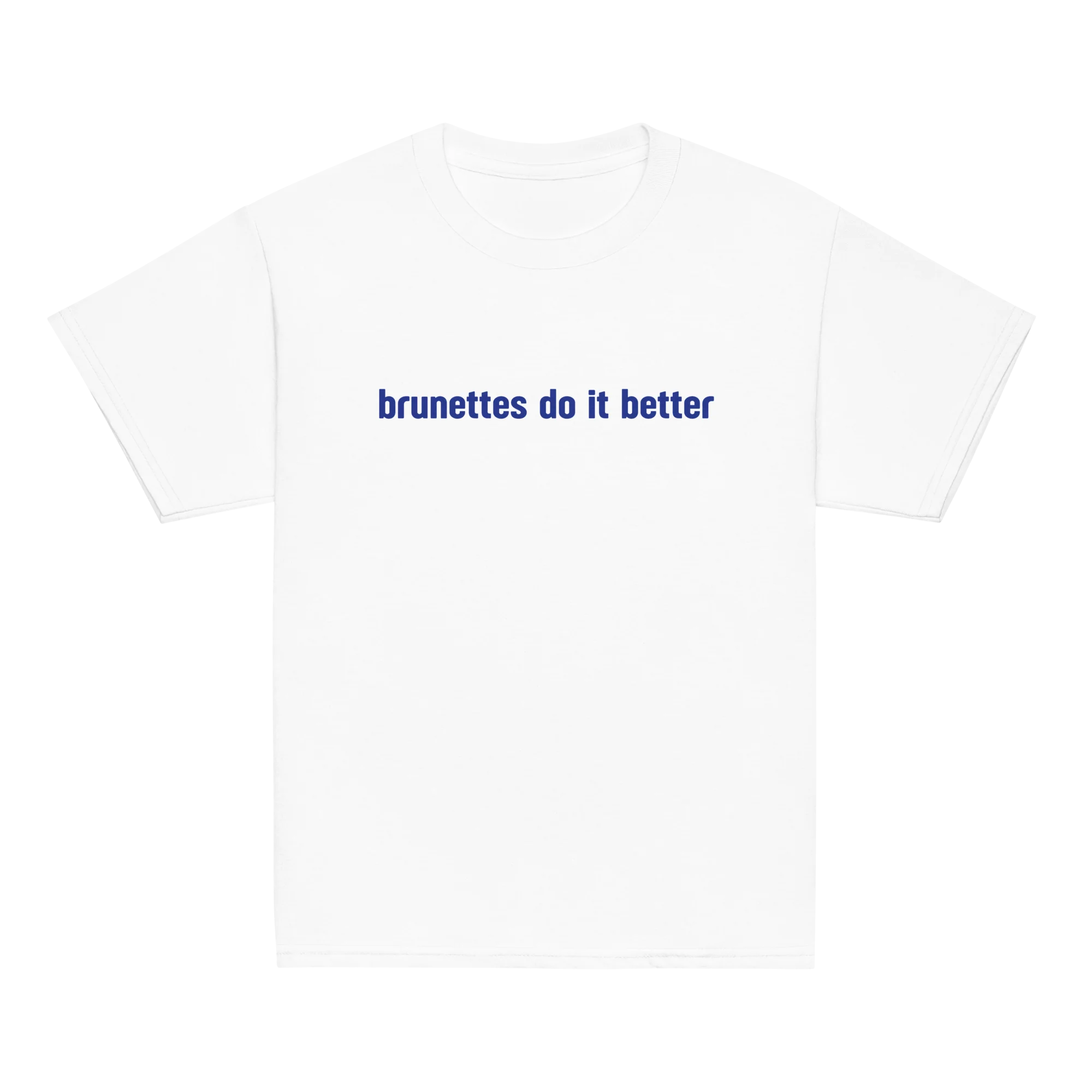 Brunettes Do it Better Baby Tee - Image 3