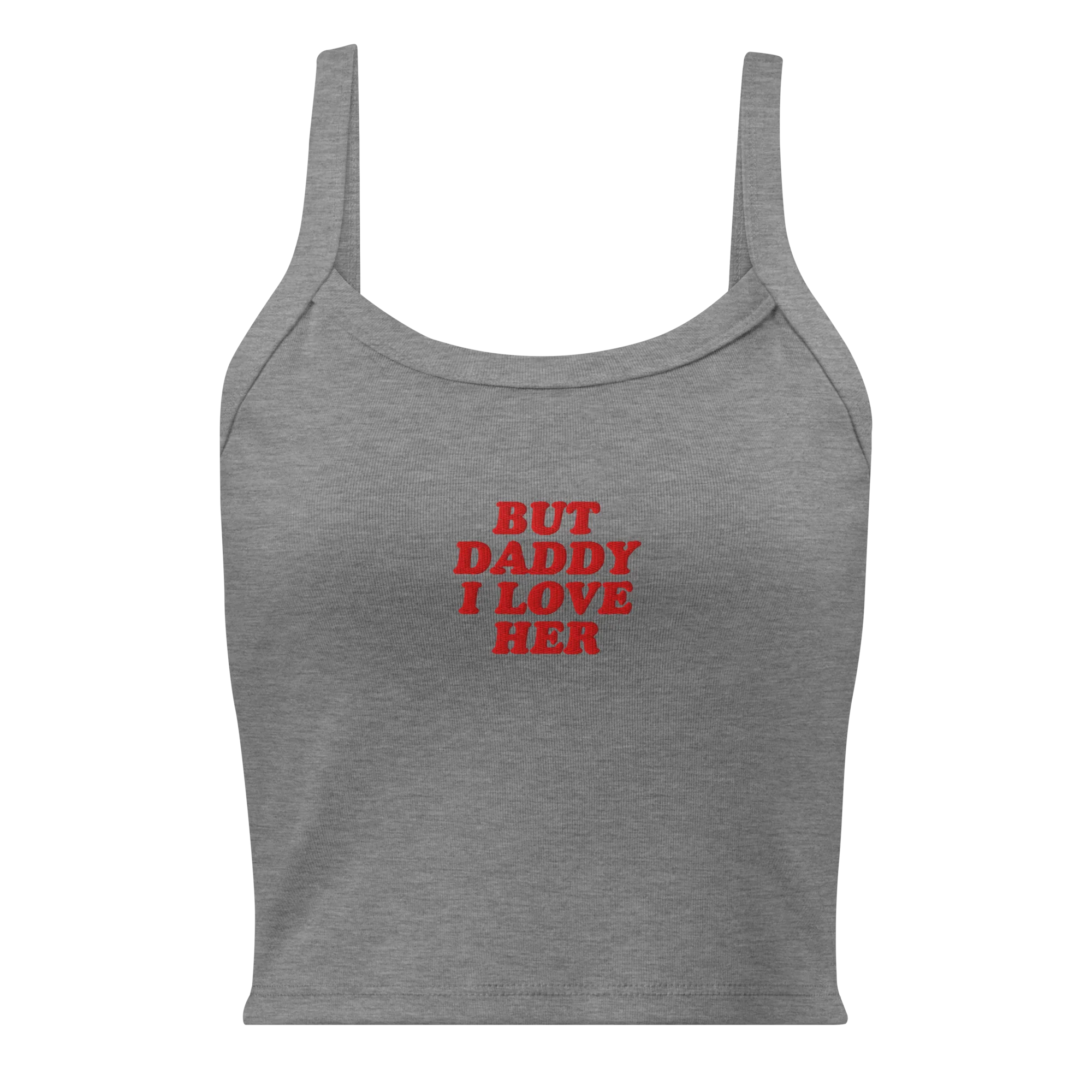 But Daddy I Love Her Rib Embroidered Tank Top - Image 7