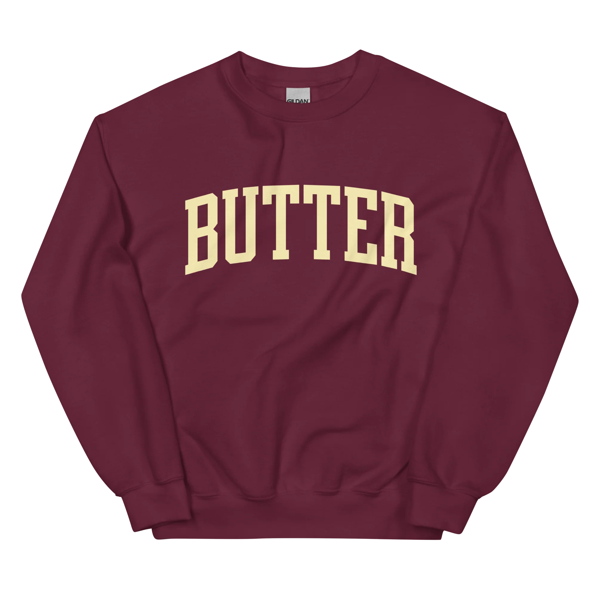 Butter Foodie Varsity Sweatshirt