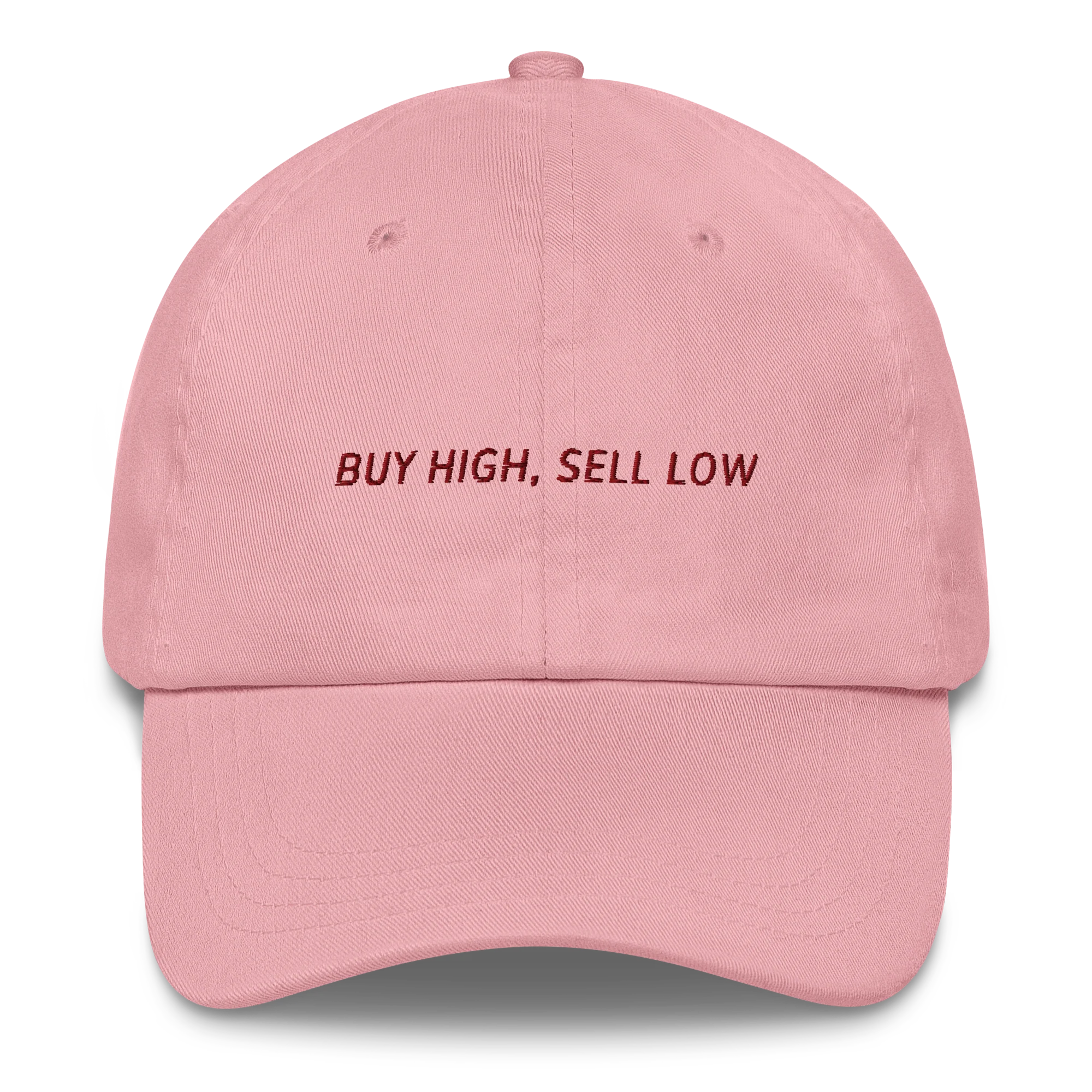 Buy High, Sell Low Funny Finance Embroidered Cap - Image 4
