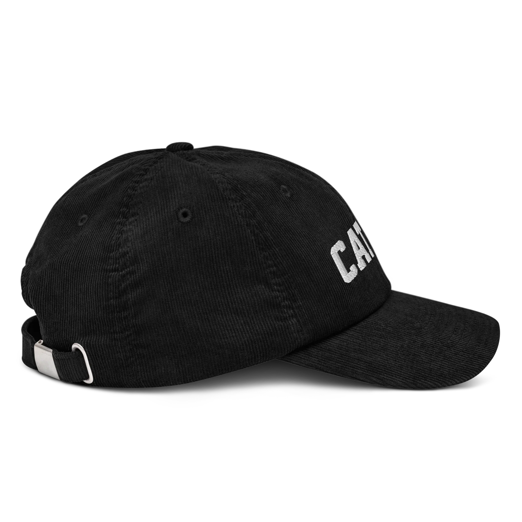 Cat Dad Embroidered Corduroy Hat - Image 5
