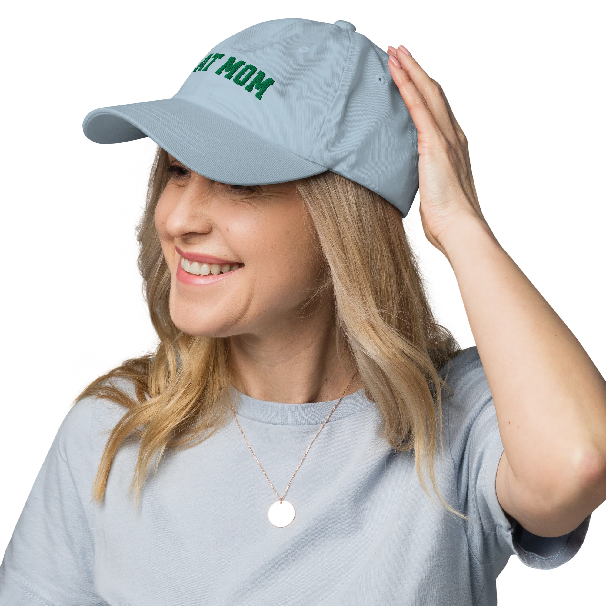 Cat Mom Embroidered Cap - Image 7