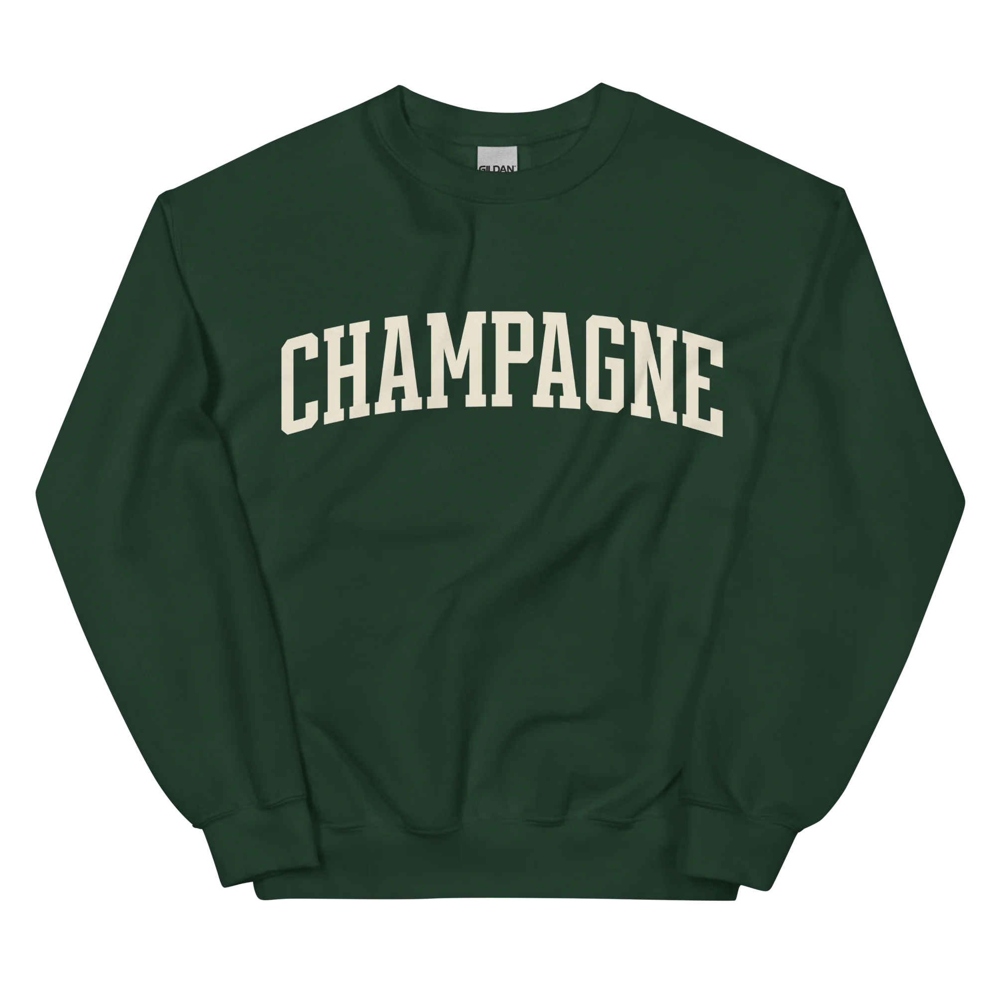 Champagne Drinks Varsity Sweatshirt