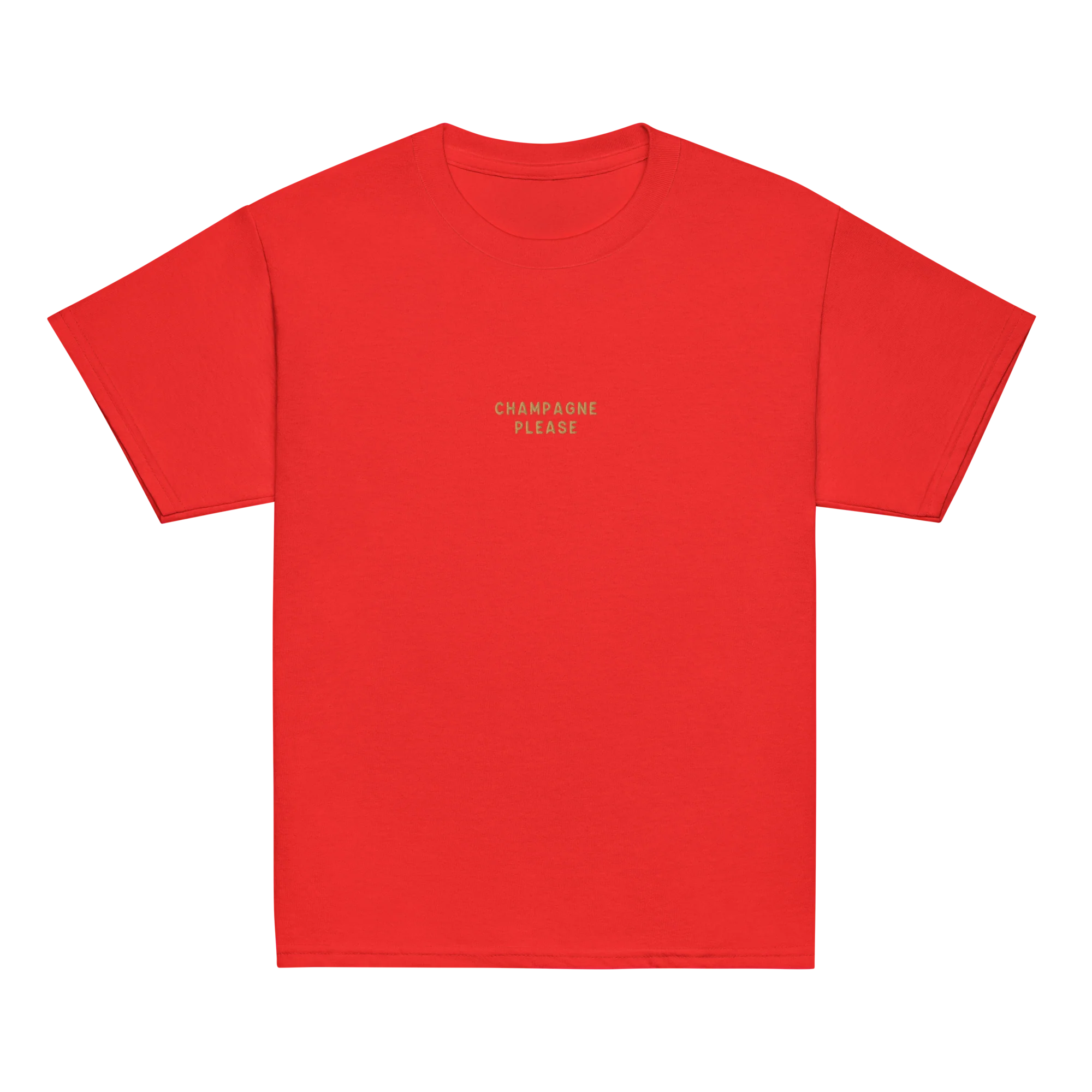 Champagne Please Embroidered Baby Tee - Image 9