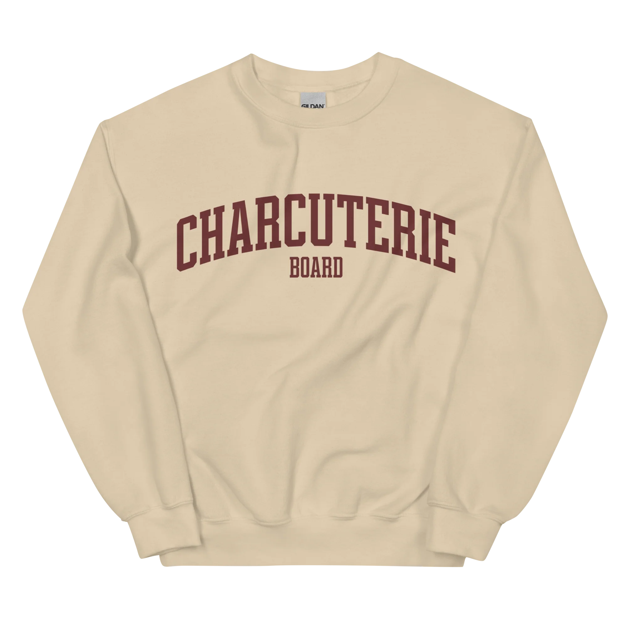 Charcuterie Board Foodie Varsity Sweatshirt
