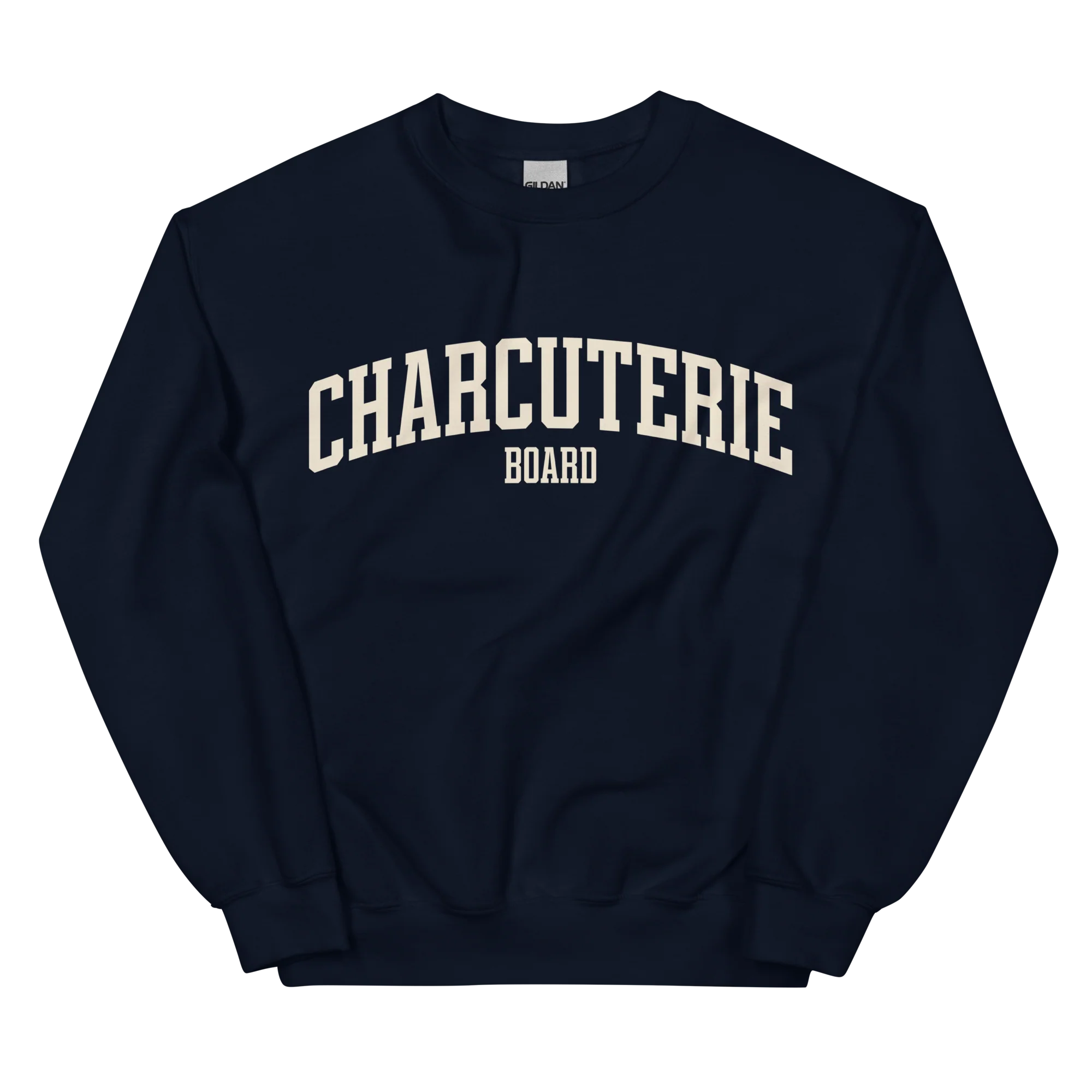 Charcuterie Board Foodie Varsity Sweatshirt - Image 8