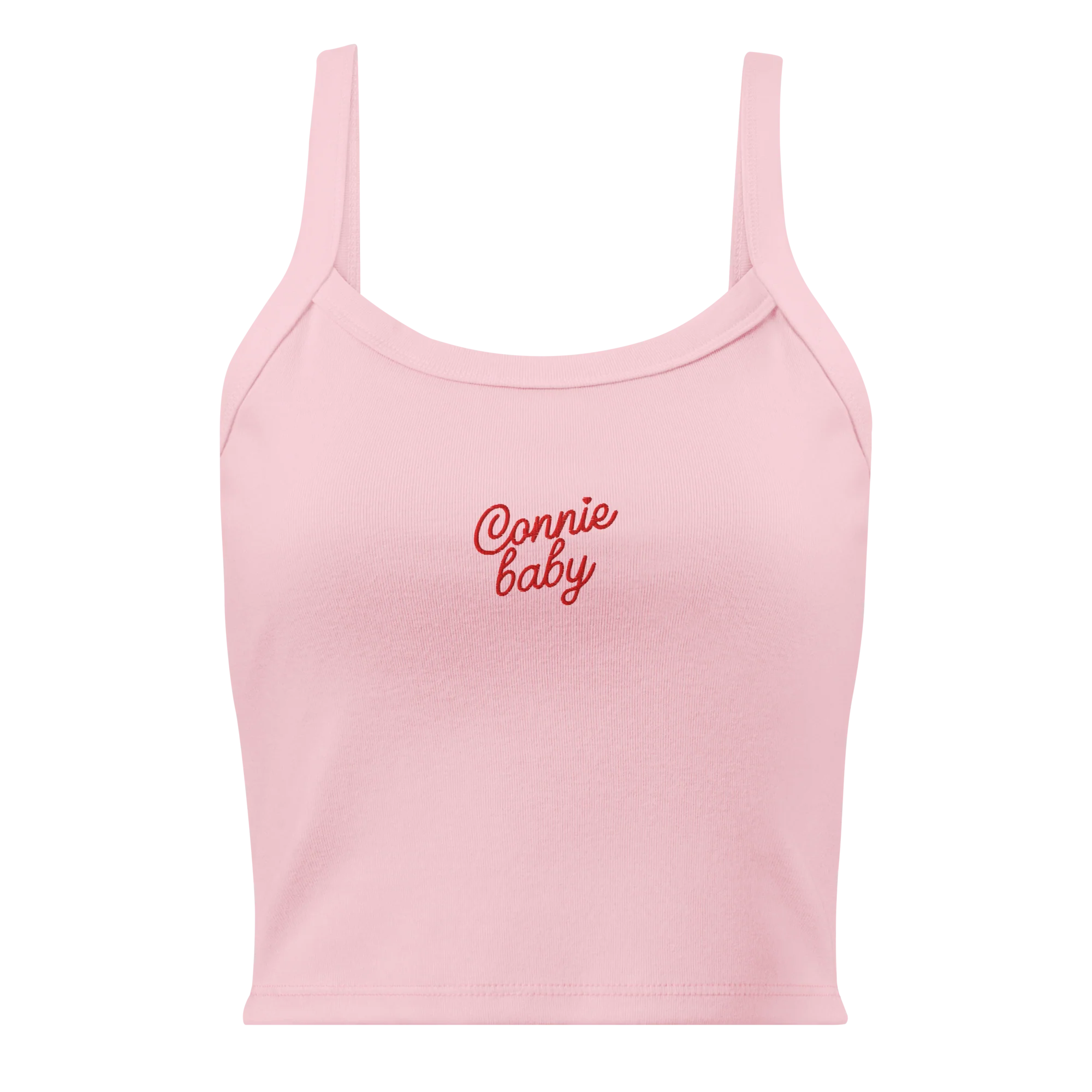 Connie Baby TSITP Rib Embroidered Tank Top