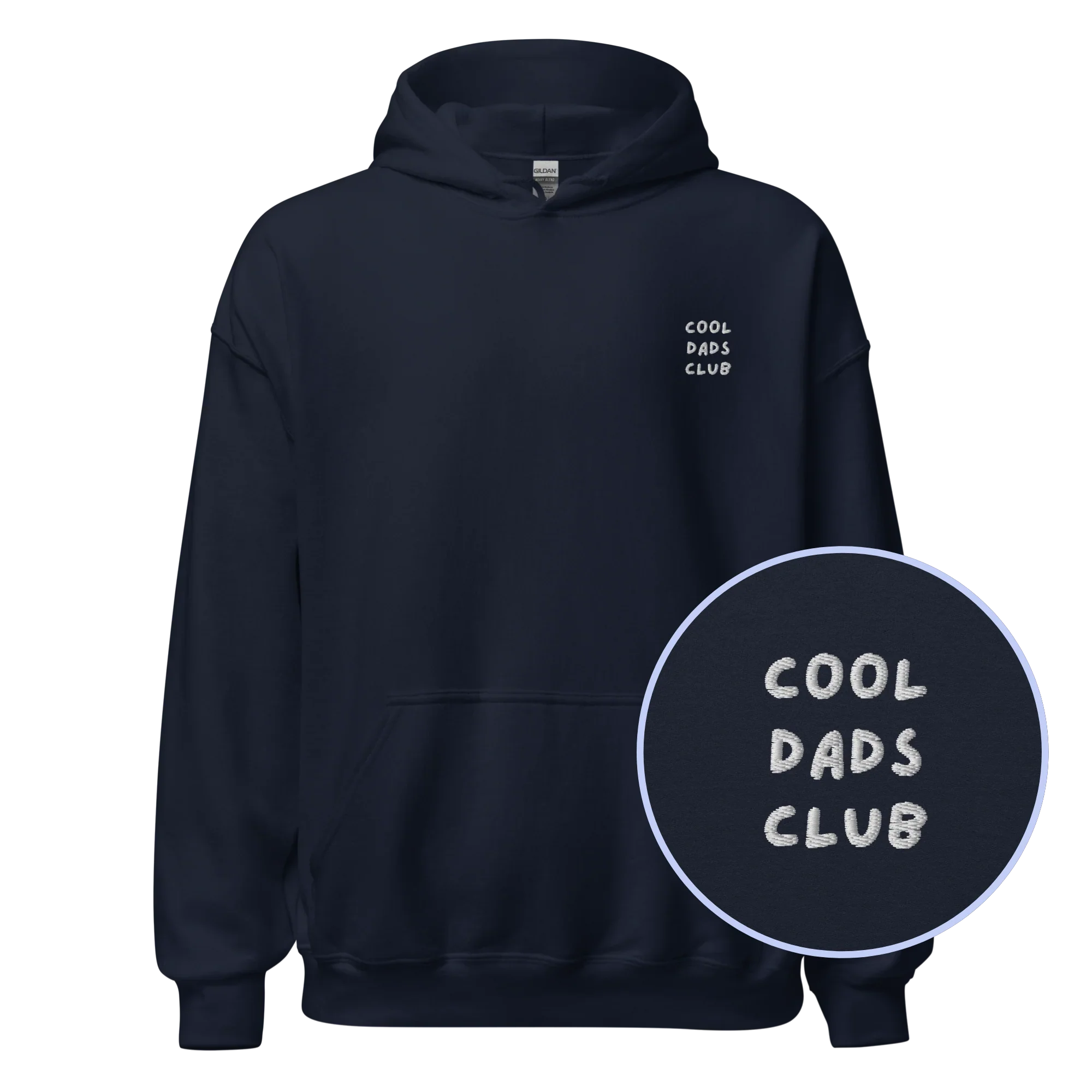 Cool Dads Club Father Embroidered Father Hoodie