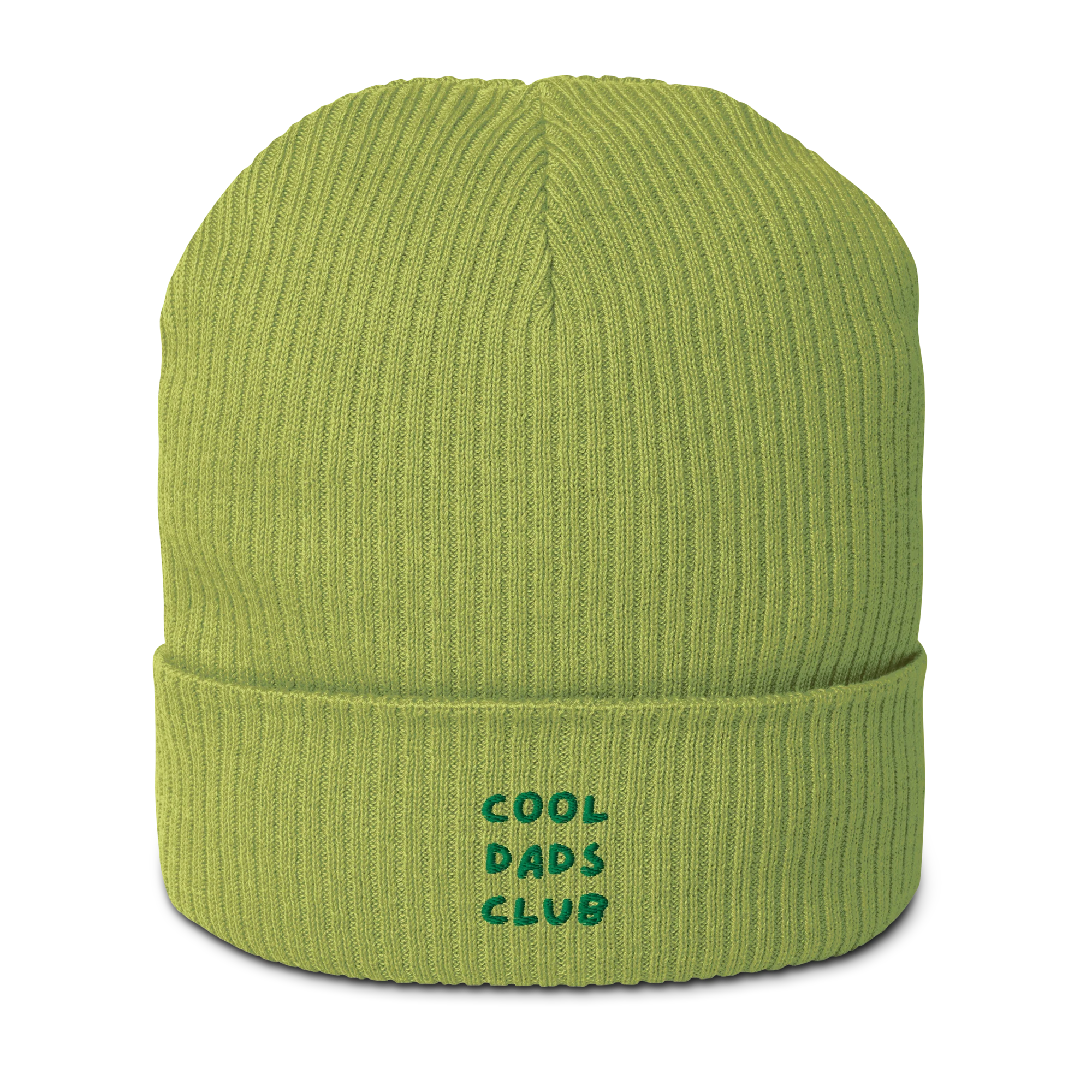Cool Dads Club Father Embroidered Organic Ribbed Beanie - Image 10